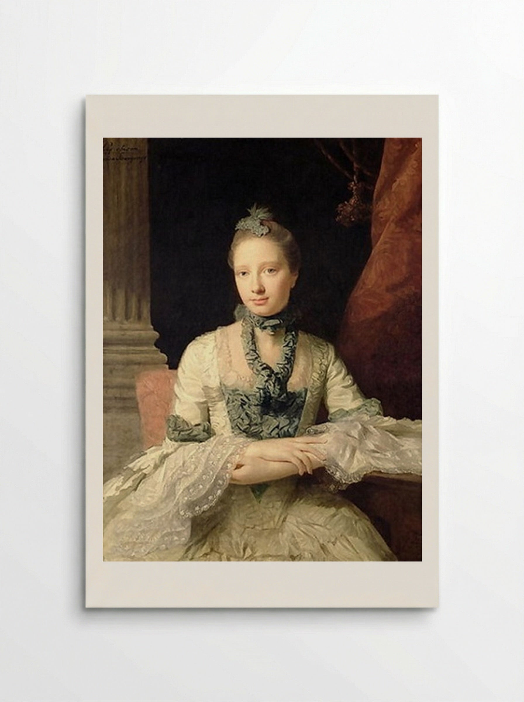 Lady Susan Fox-Strangways - Allan Ramsay - Poster