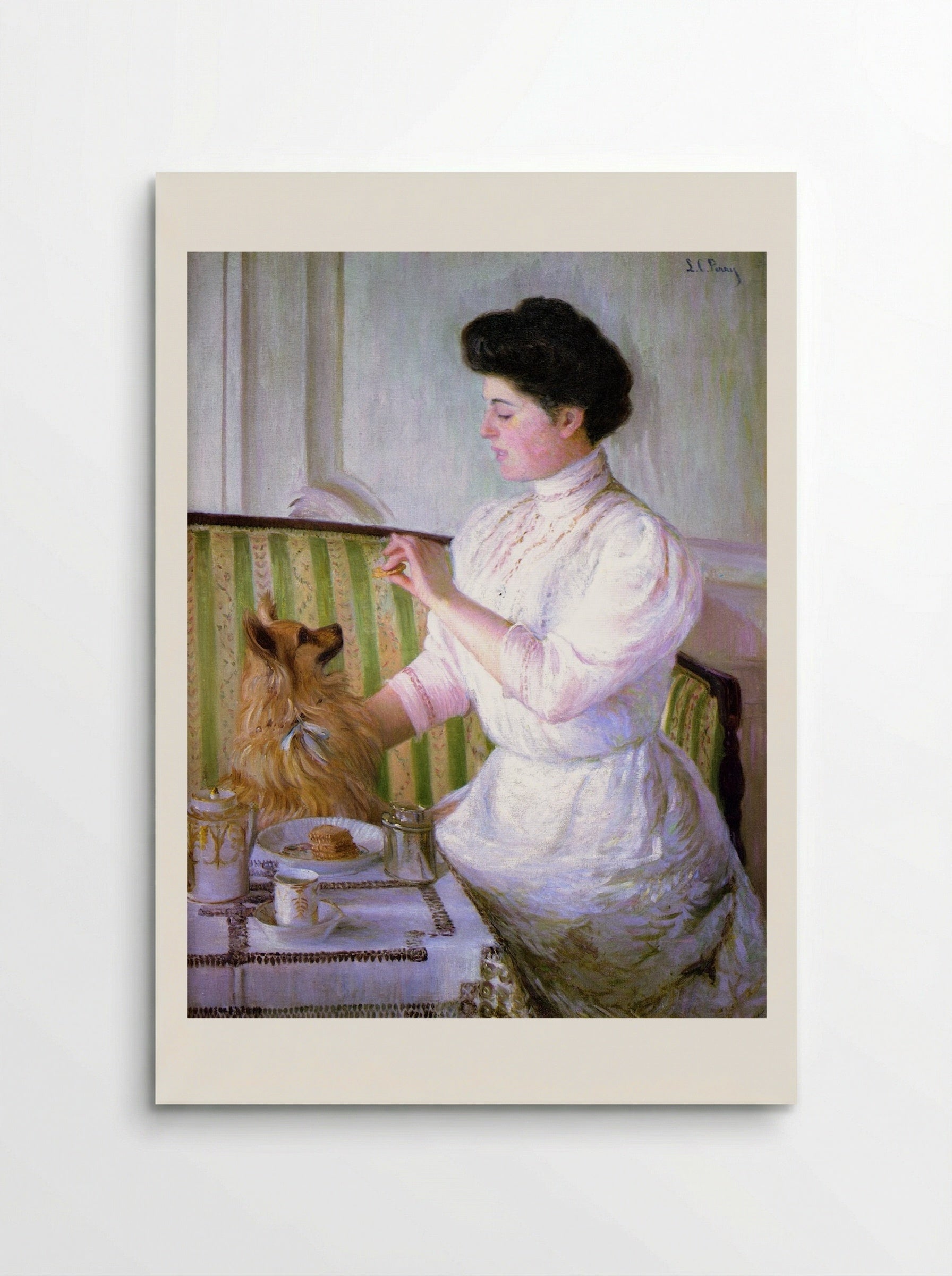 Lady at the Tea Table - Lilla Cabot Perry - Poster