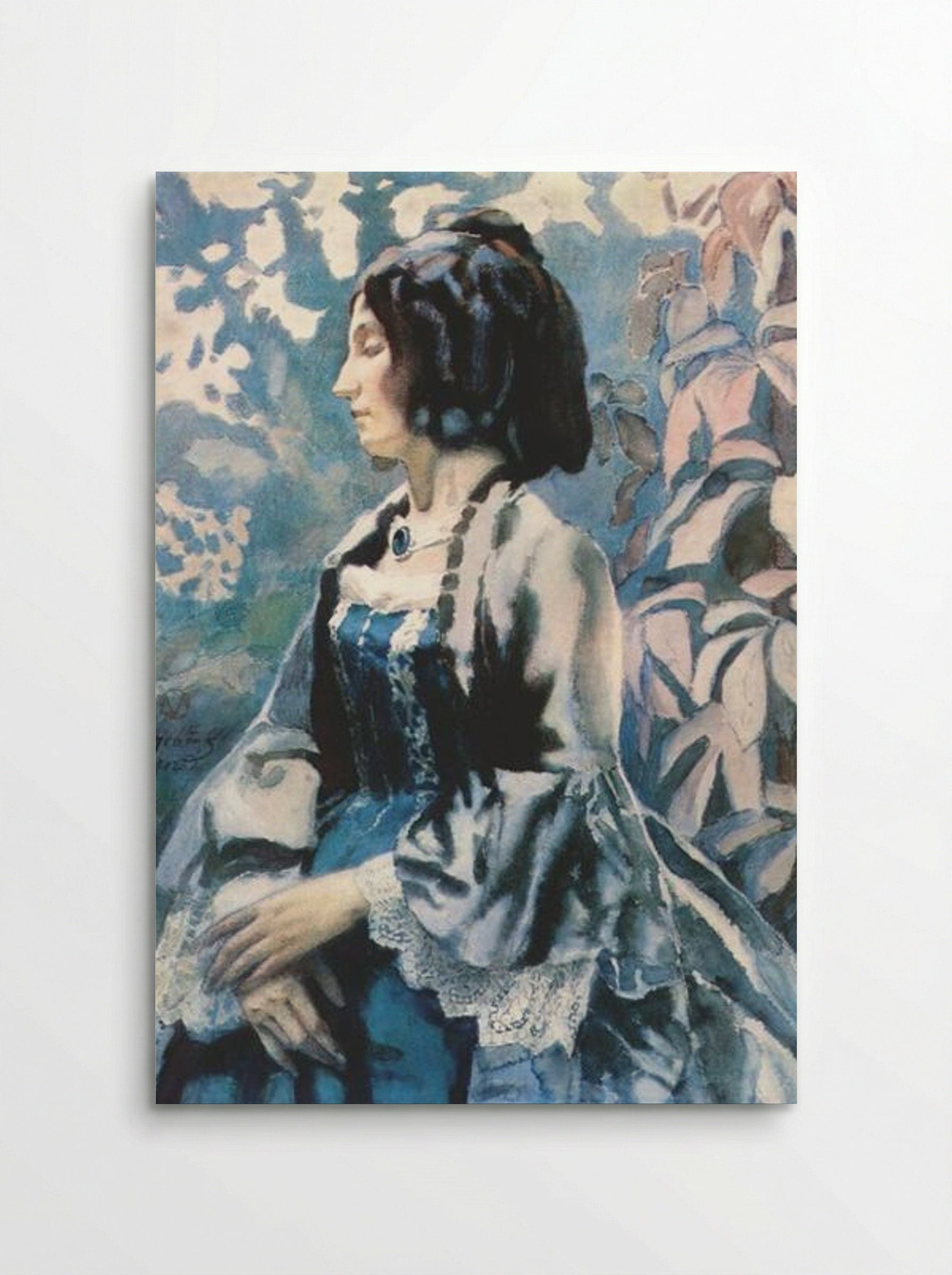 Lady in Blue - Victor Borisov-Musatov - Poster