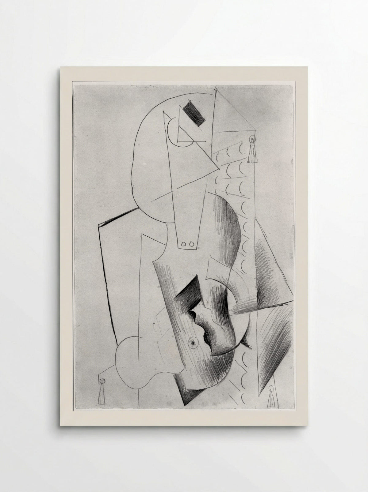 Lady with a Guitar - Pablo Picasso - Poster