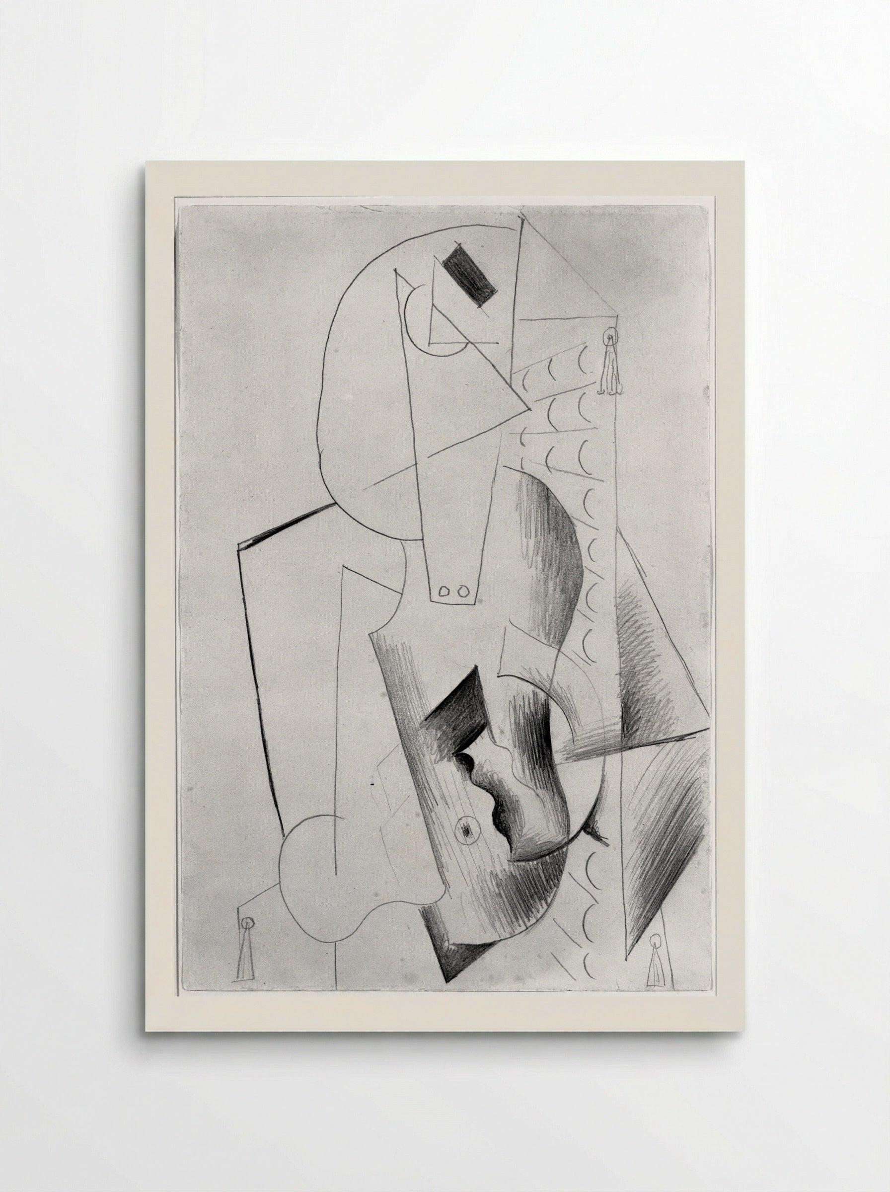 Lady with a Guitar - Pablo Picasso - Poster