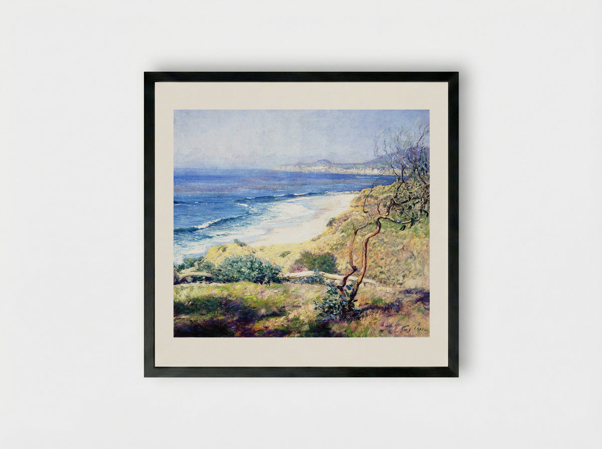 Laguna Shores - Guy Rose - Framed Print Black