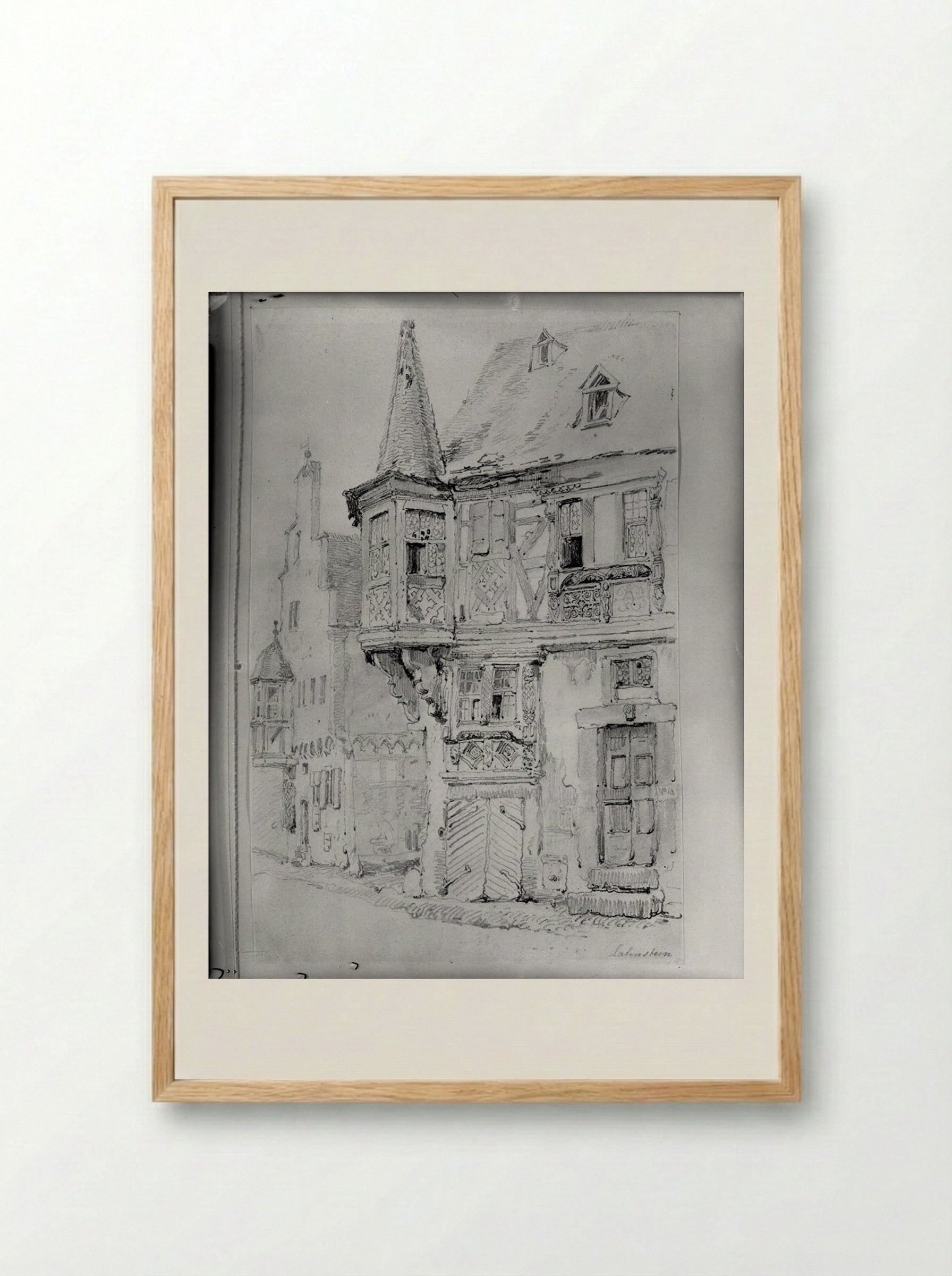 Lahnstein - Samuel Prout - Framed Print Wood