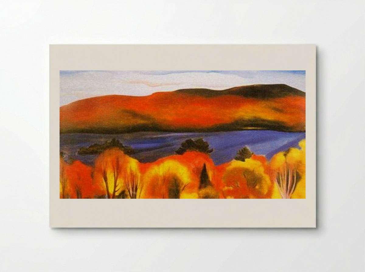Lake George, Autumn - Georgia O'Keeffe - Poster