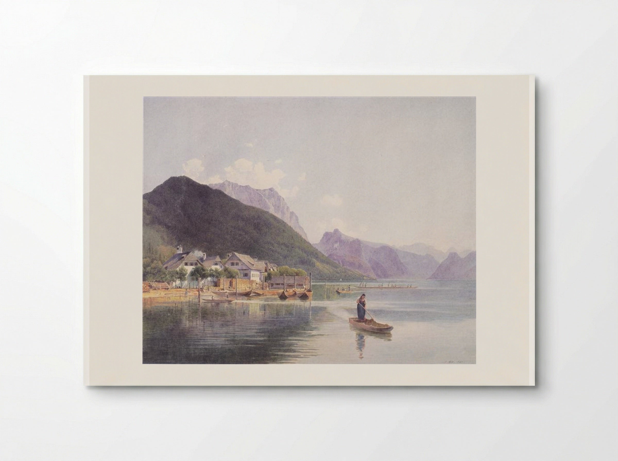 Lake Traun - Rudolf von Alt - Poster