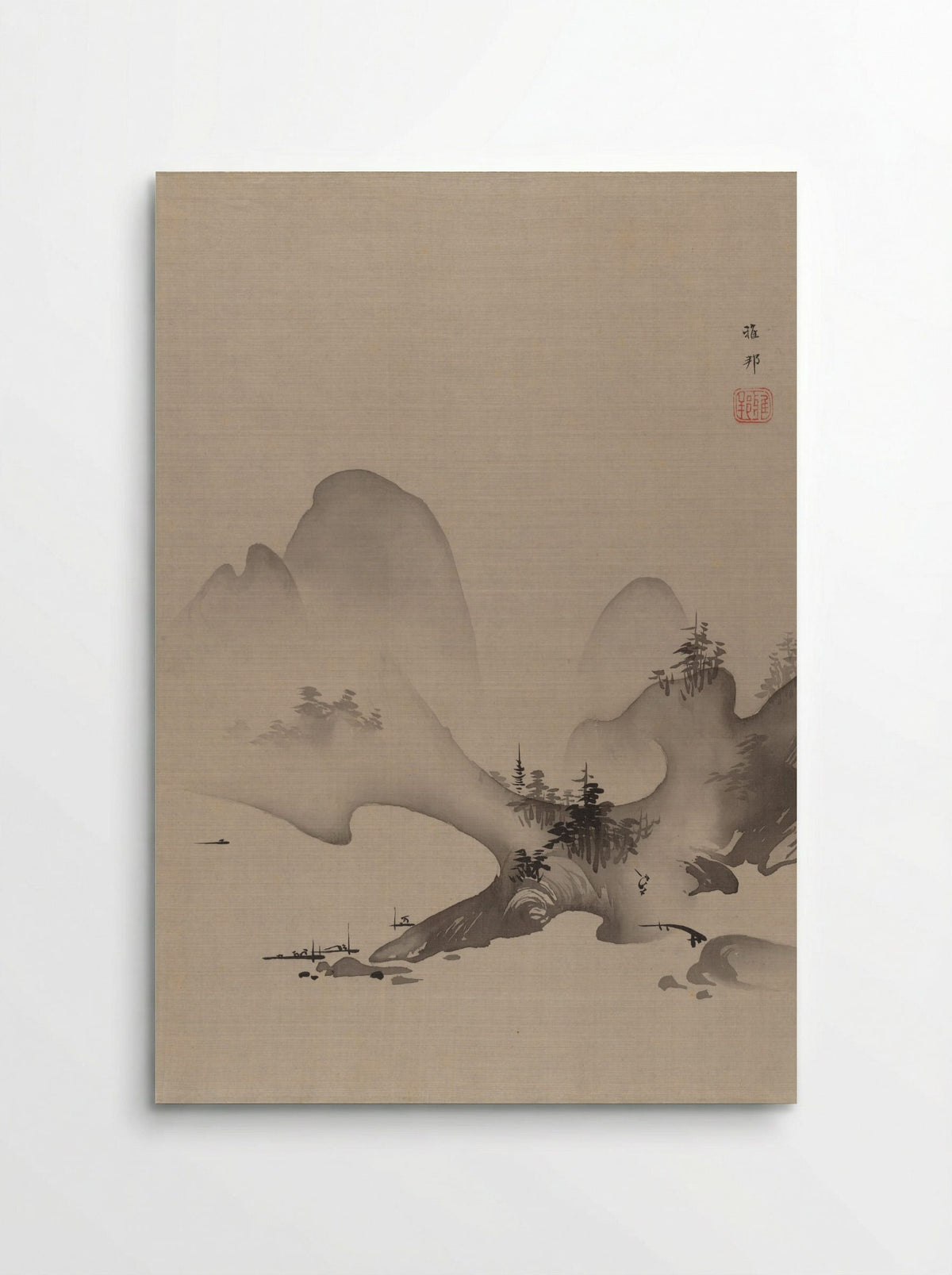 Lake and Mountains - Hashimoto Gahō - Poster