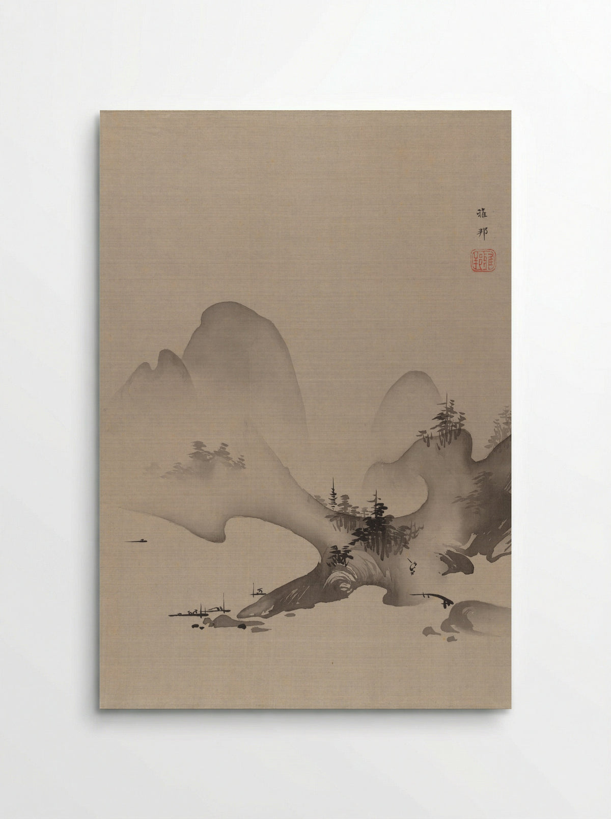 Lake and Mountains - Hashimoto Gahō - Poster