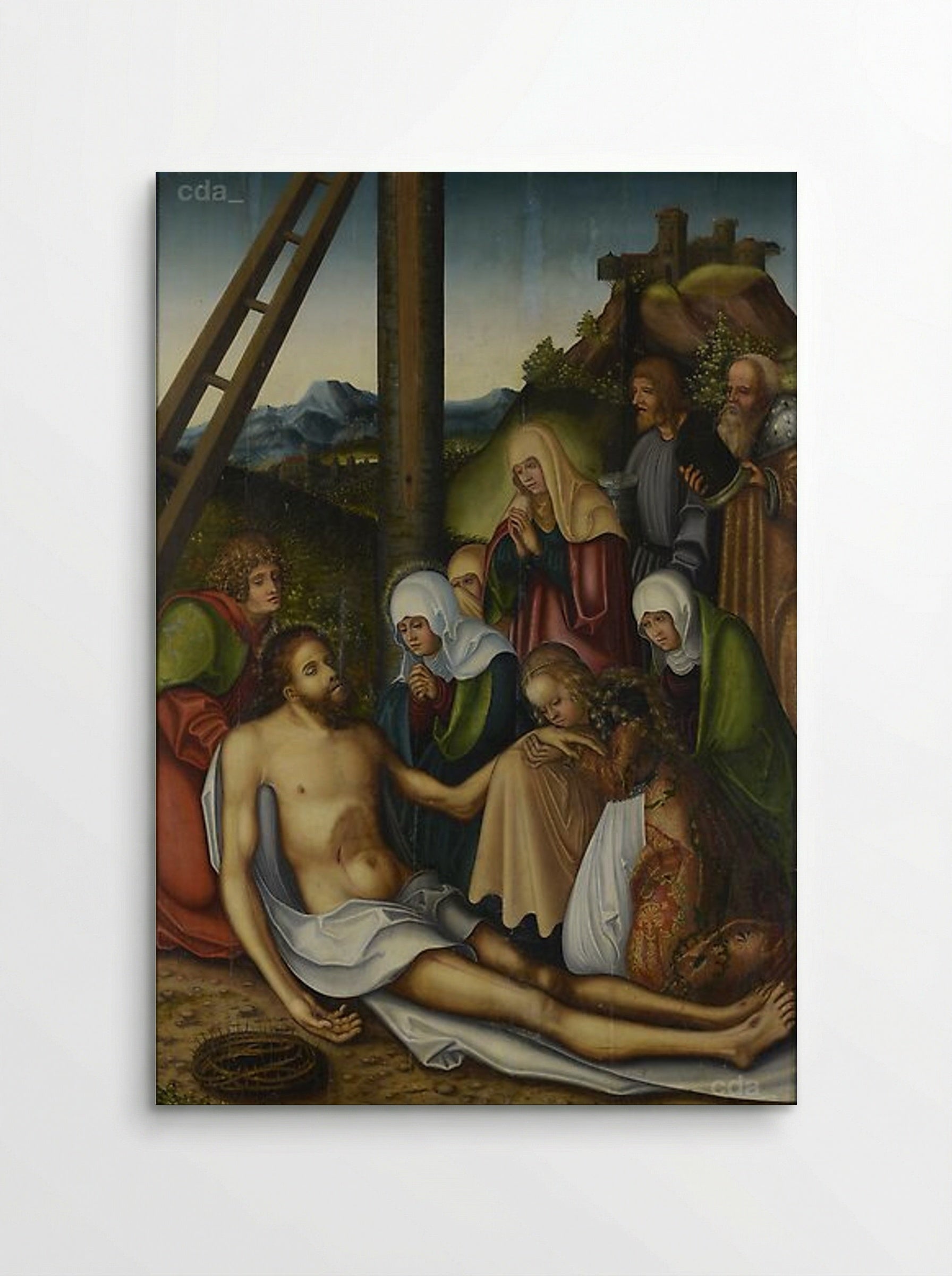 Lamentation for Christ - Lucas Cranach the Elder - Poster