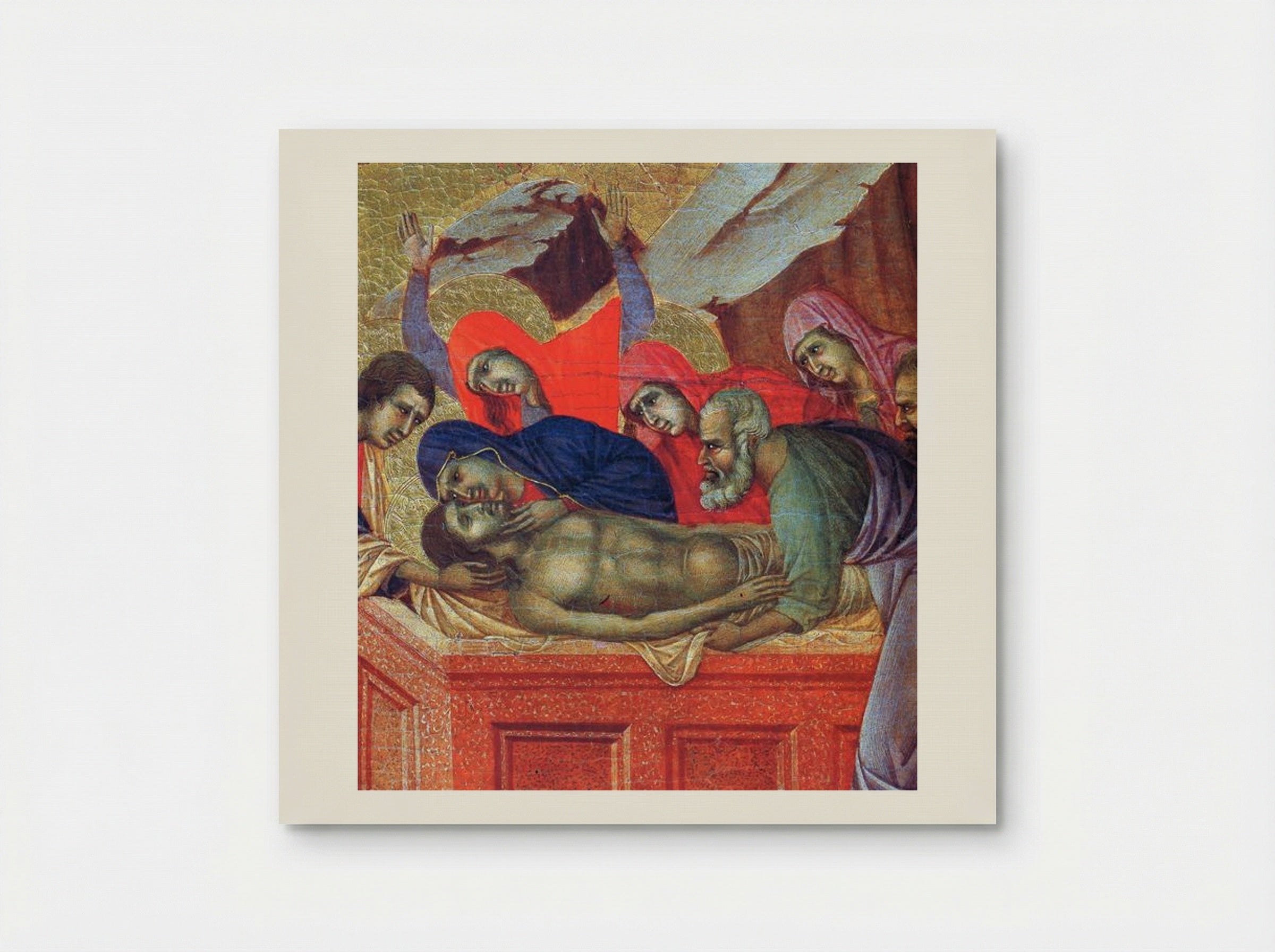 Lamentation of Christ (Fragment) - Duccio di Buoninsegna - Poster