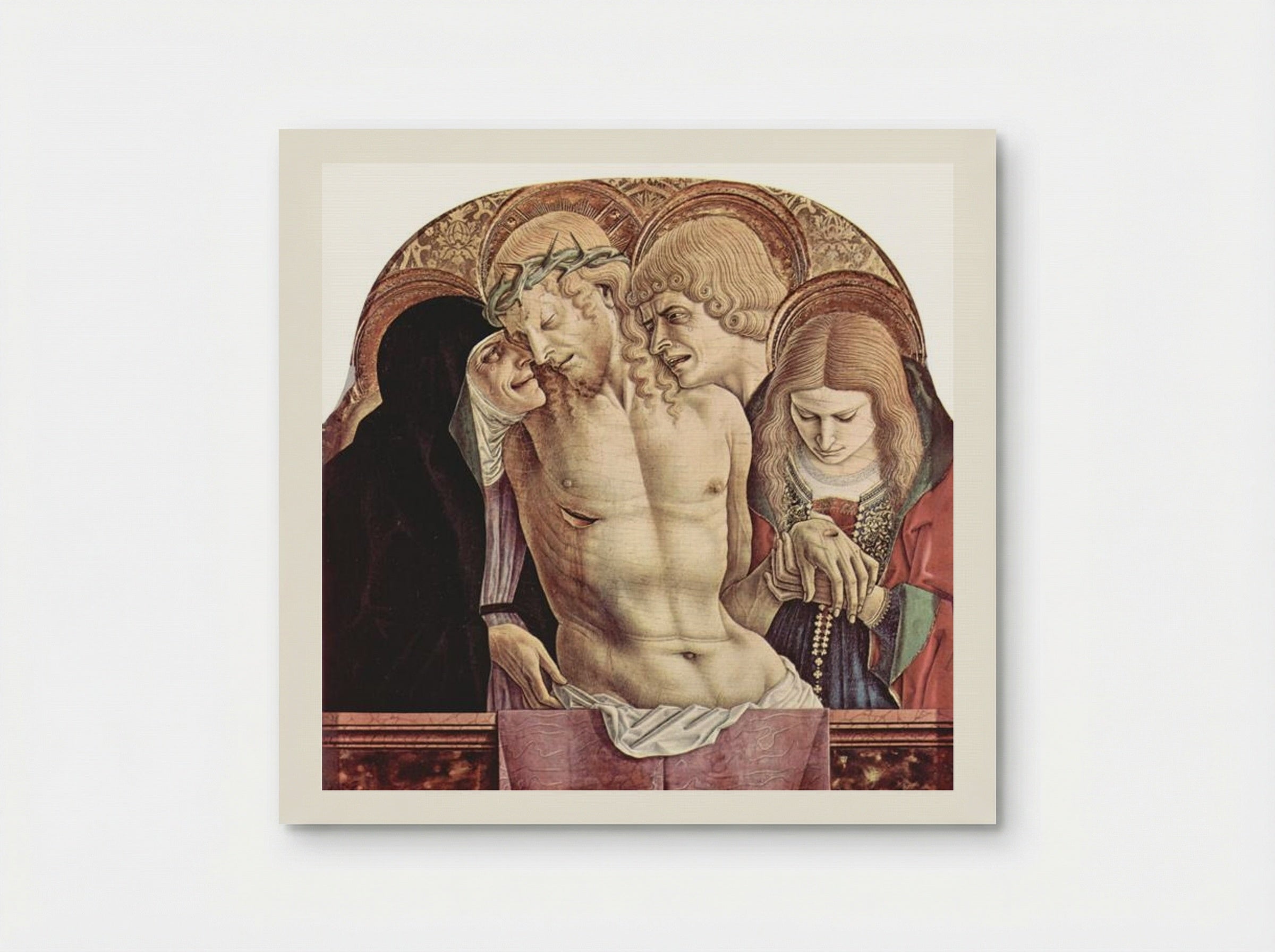 Lamentation of Christ - Carlo Crivelli - Poster
