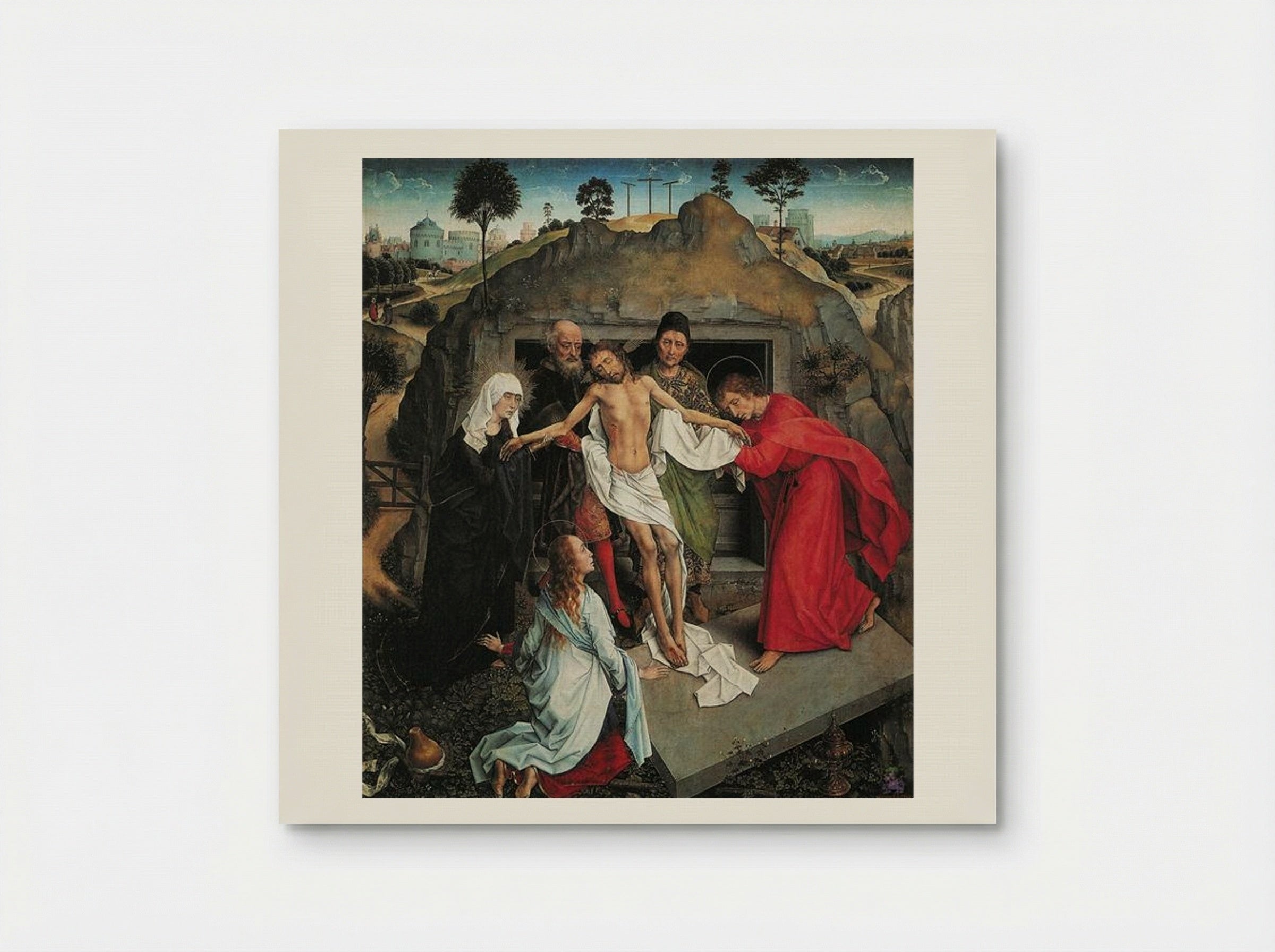 Lamentation of Christ - Rogier van der Weyden - Poster