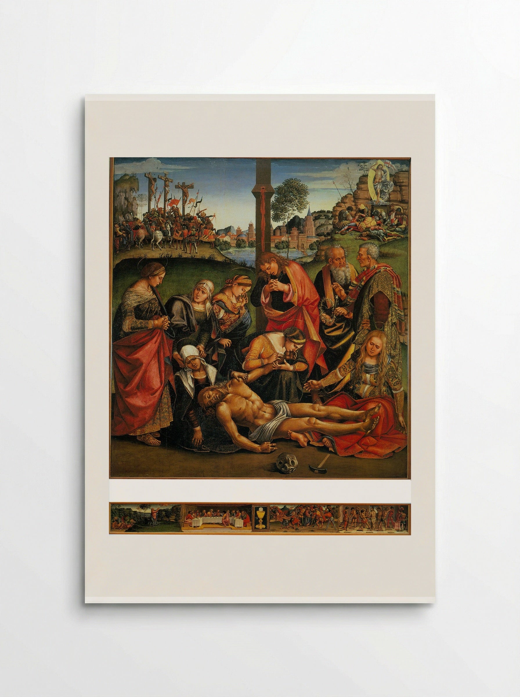 Lamentation over the Dead Christ - Luca Signorelli - Poster
