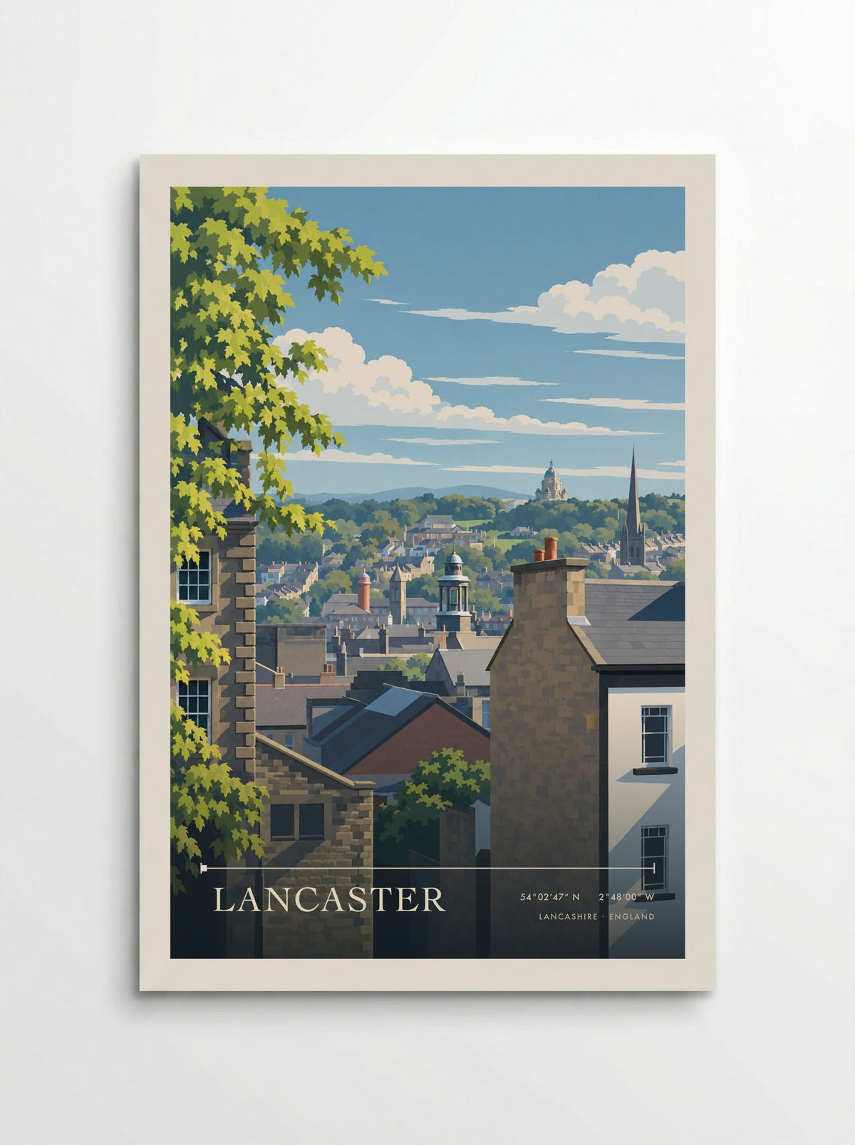 Lancaster, Lancashire | Travel Poster - Poster