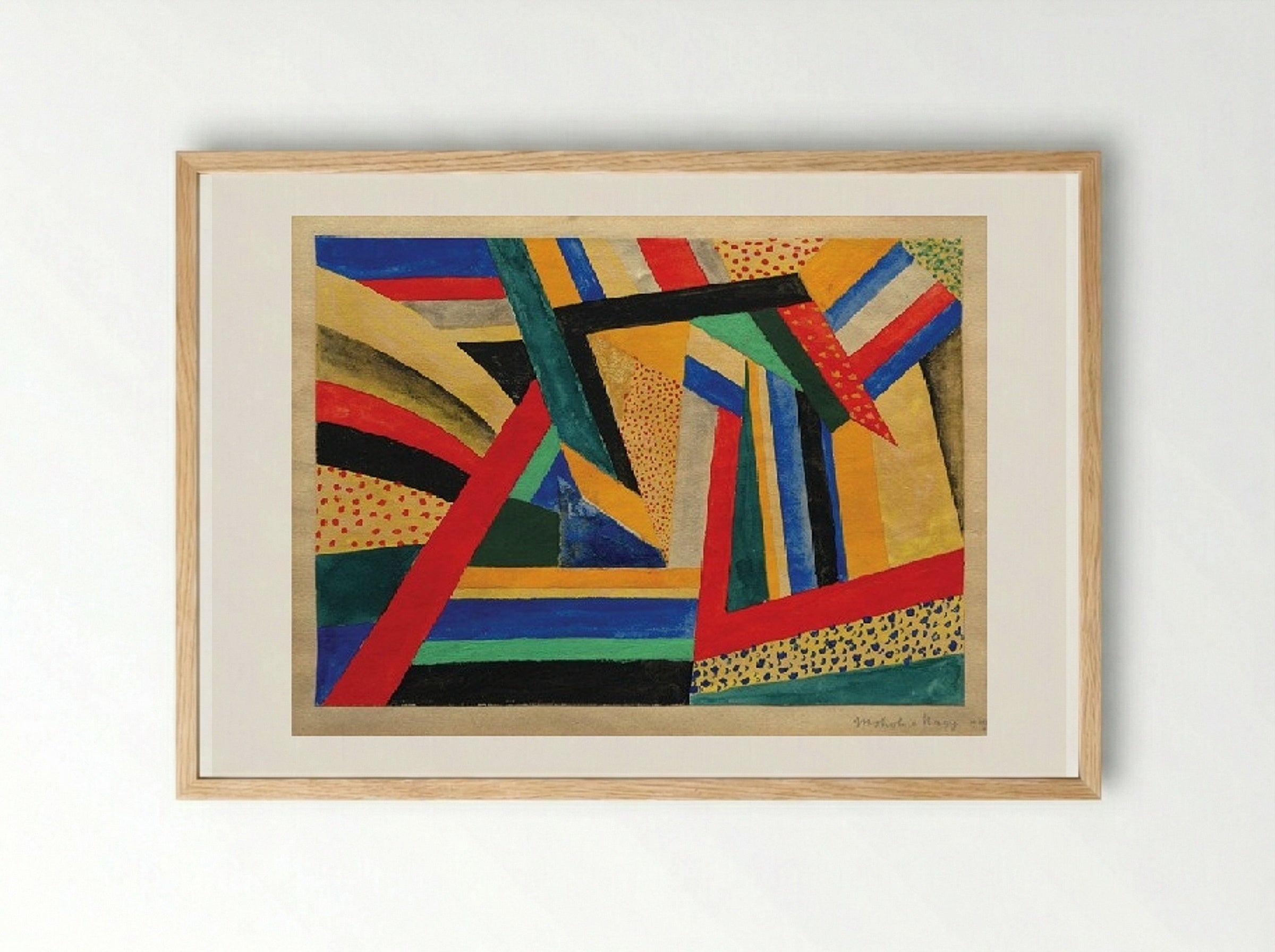 Lands - László Moholy-Nagy - Framed Print Wood