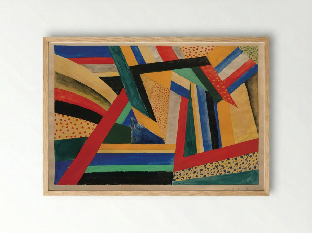 Lands - László Moholy-Nagy - Framed Print Wood