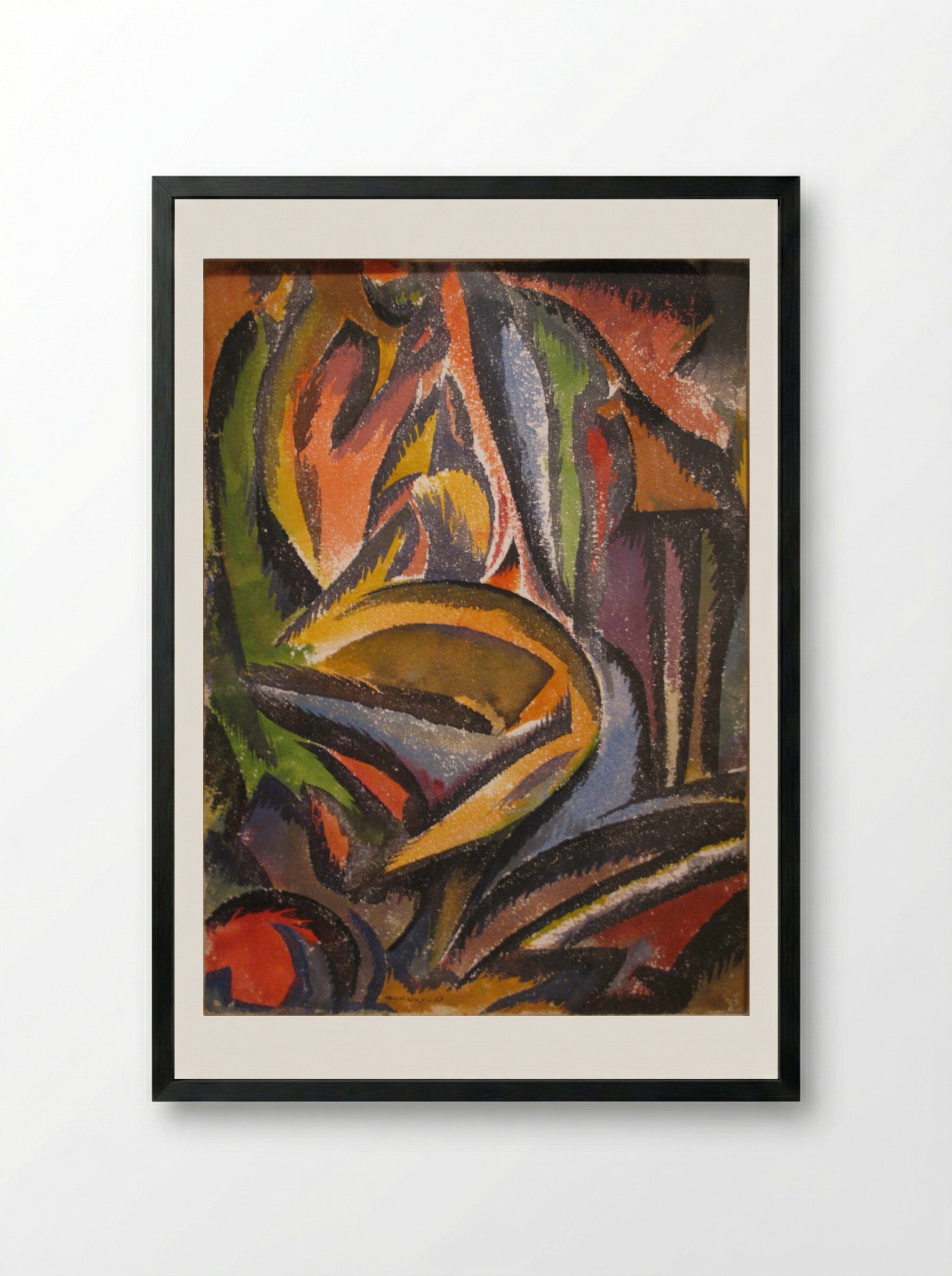 Landscape (Abstraction) - Man Ray - Framed Print Black
