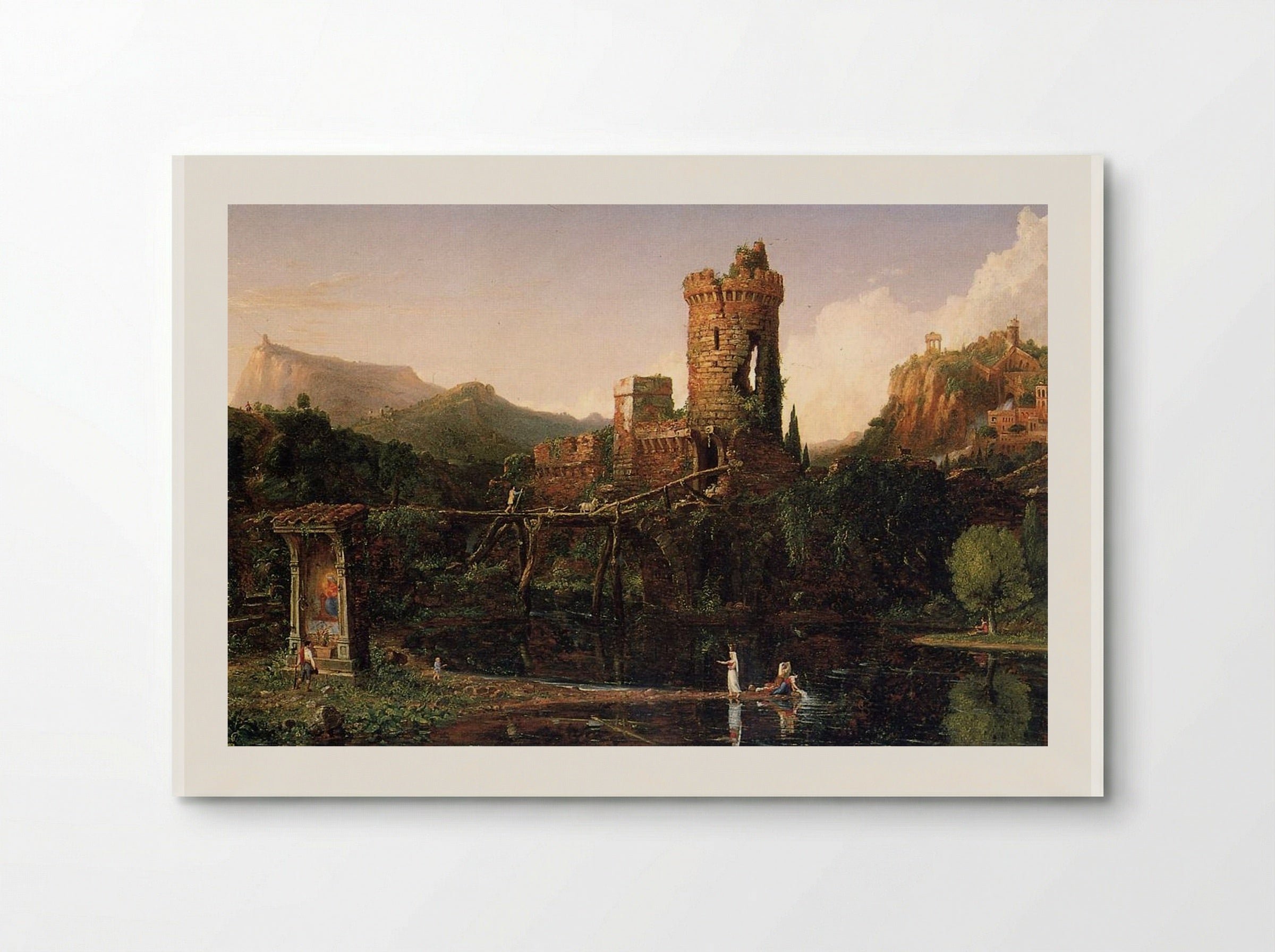 Landscape Composition, Italian Scenery - Thomas Cole - Poster