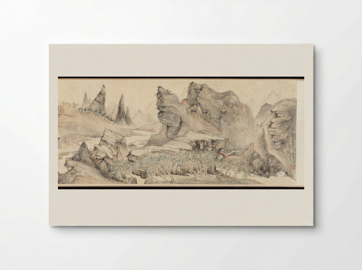 Landscape after Hua Yan - Liu Yanchong - Poster