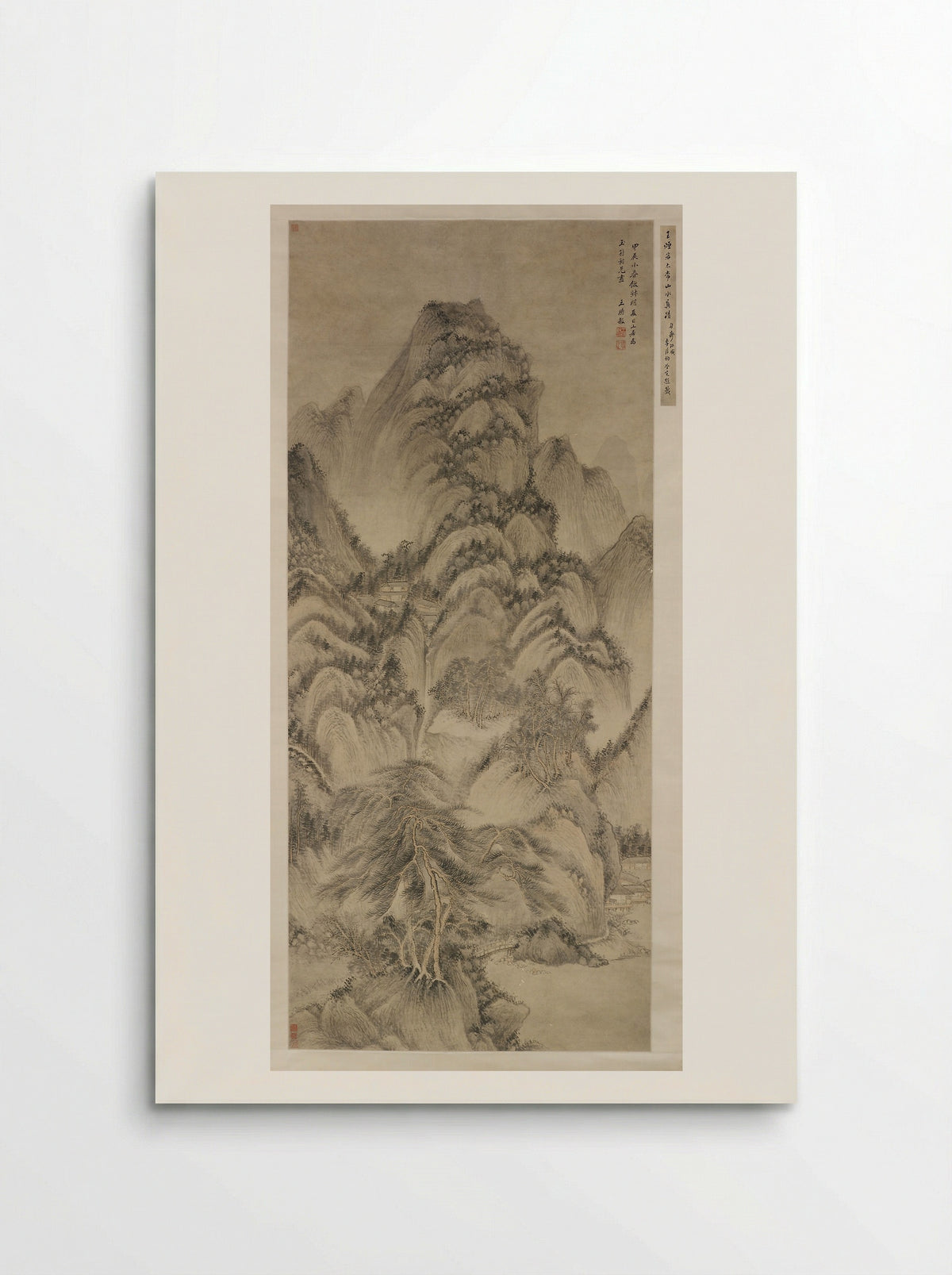 Landscape after Wang Meng - Wang Shimin - Poster