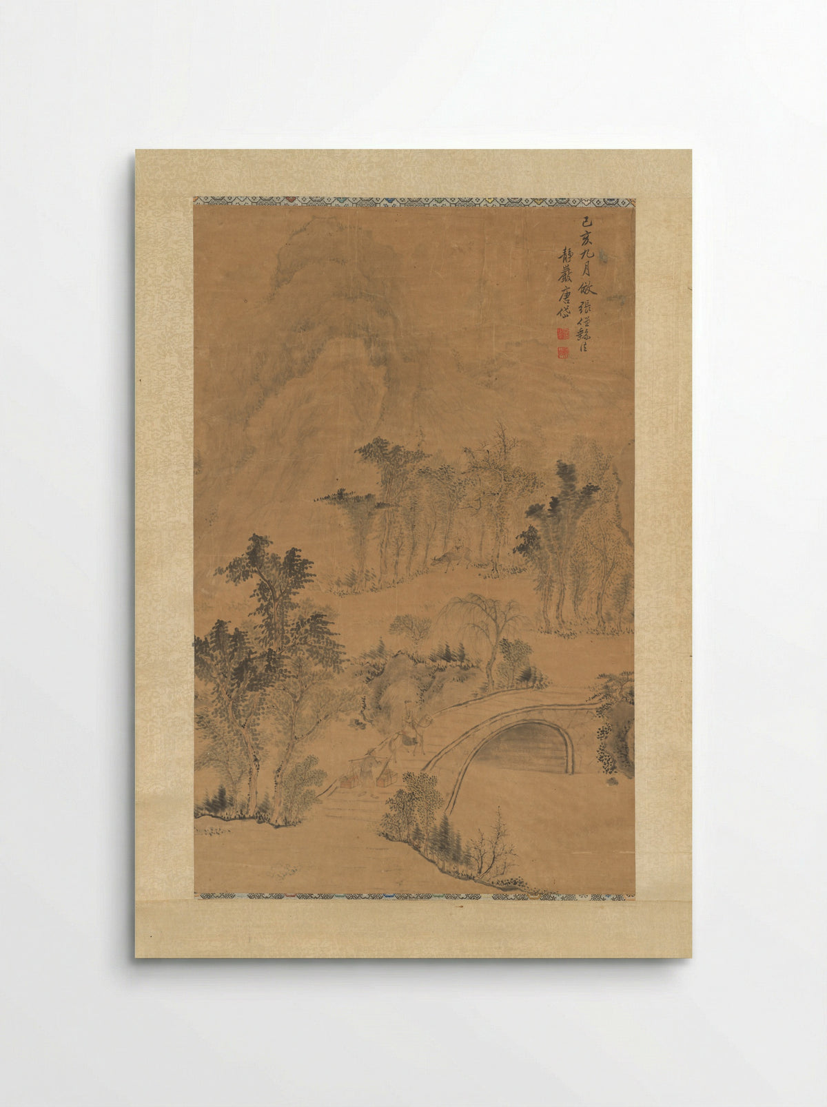 Landscape after Zhang Sengyu - Tang Dai - Poster