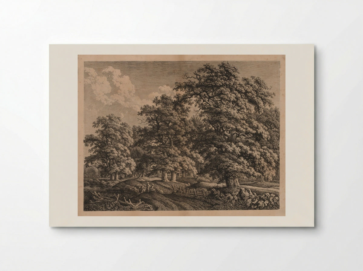 Landscape and Three Figures - Carl Wilhelm I Kolbe - Poster