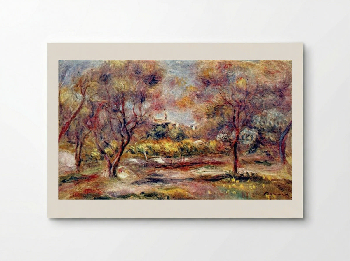 Landscape at Grasse - Pierre-Auguste Renoir - Poster