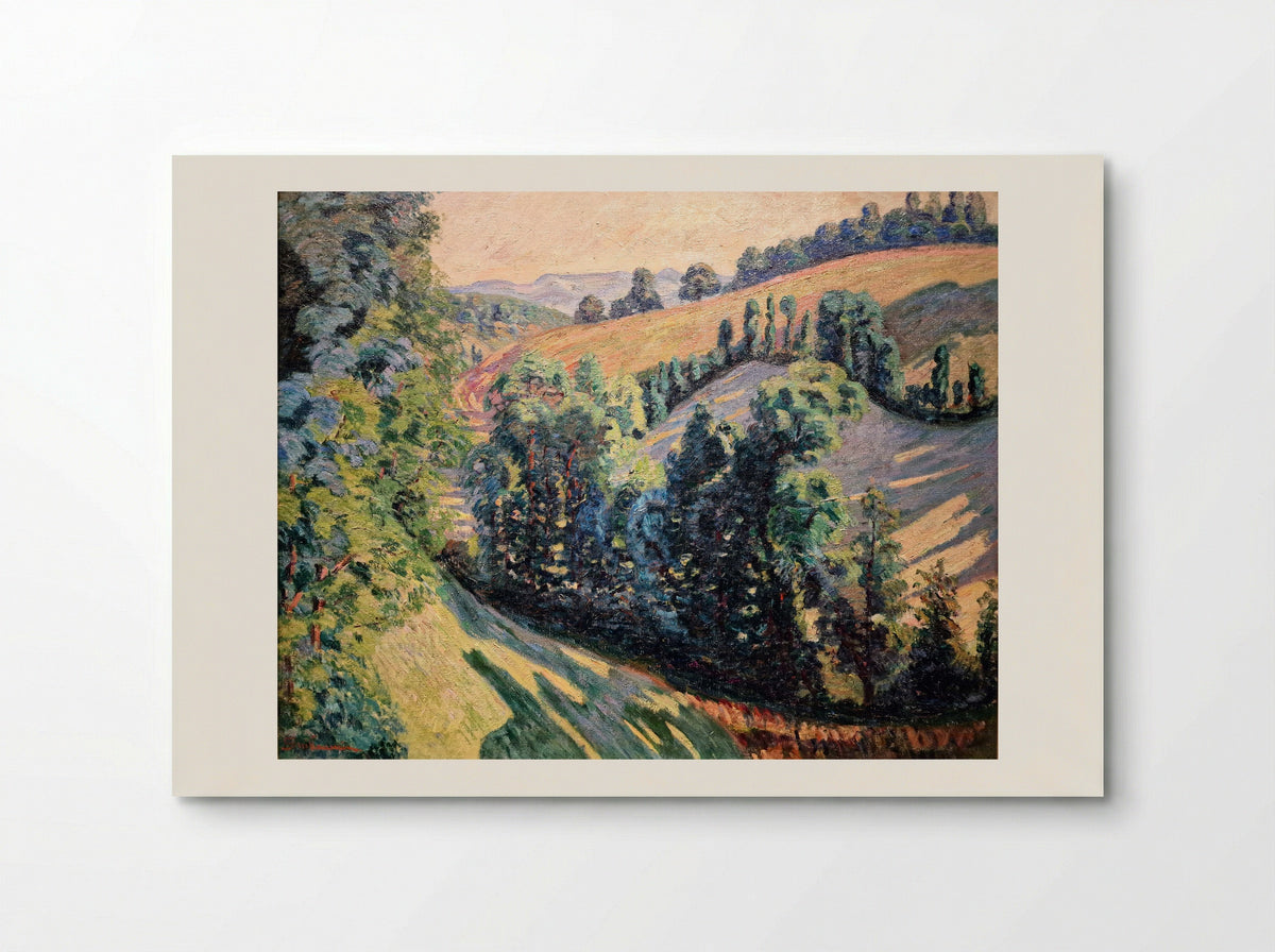 Landscape at Pontgibaud - Armand Guillaumin - Poster