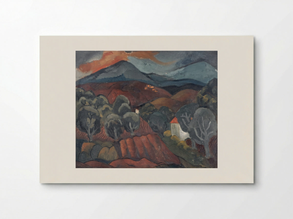 Landscape at Vence - Christopher Wood - Poster