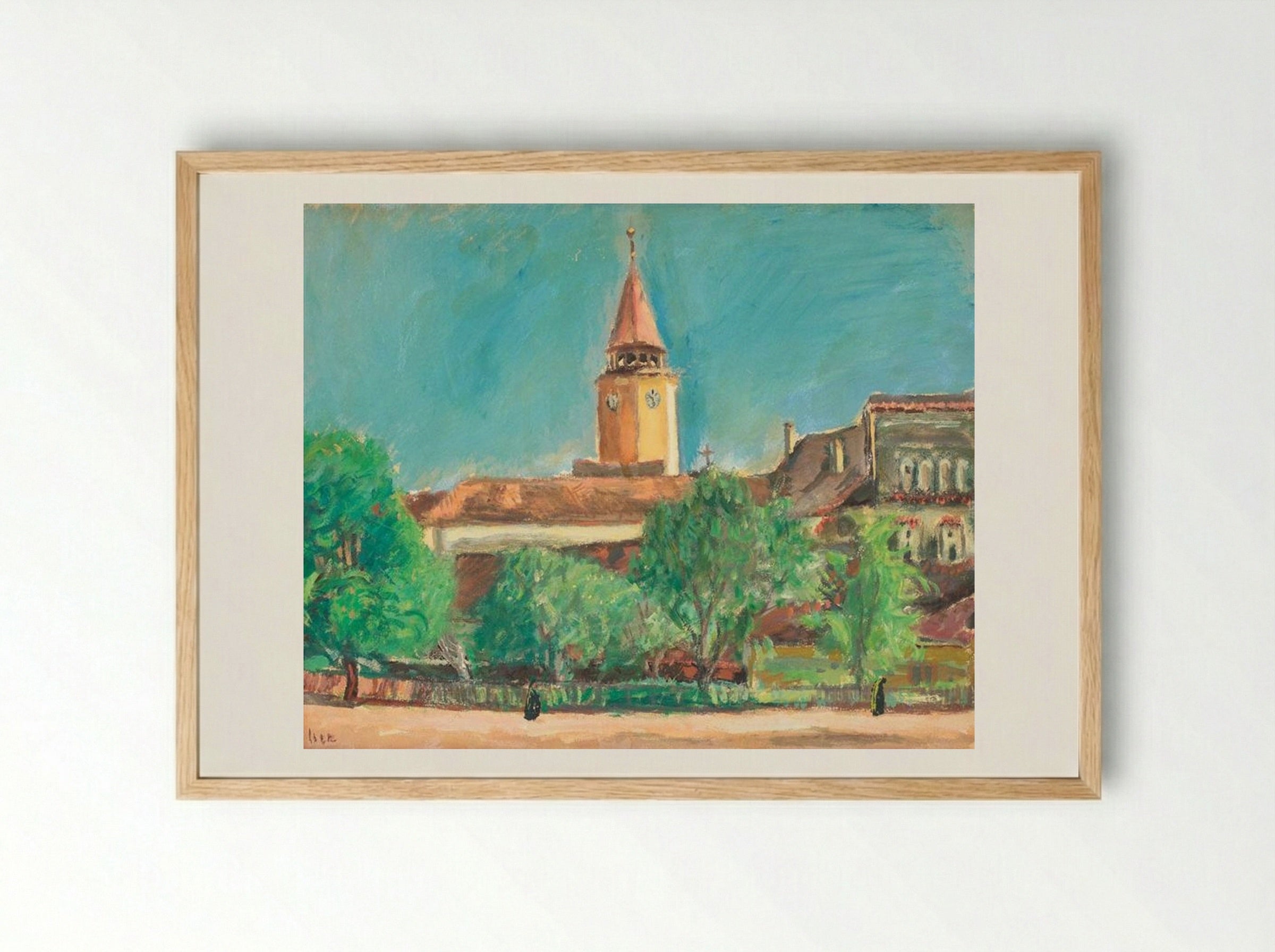 Landscape from Toledo - Iosif Iser - Framed Print Wood