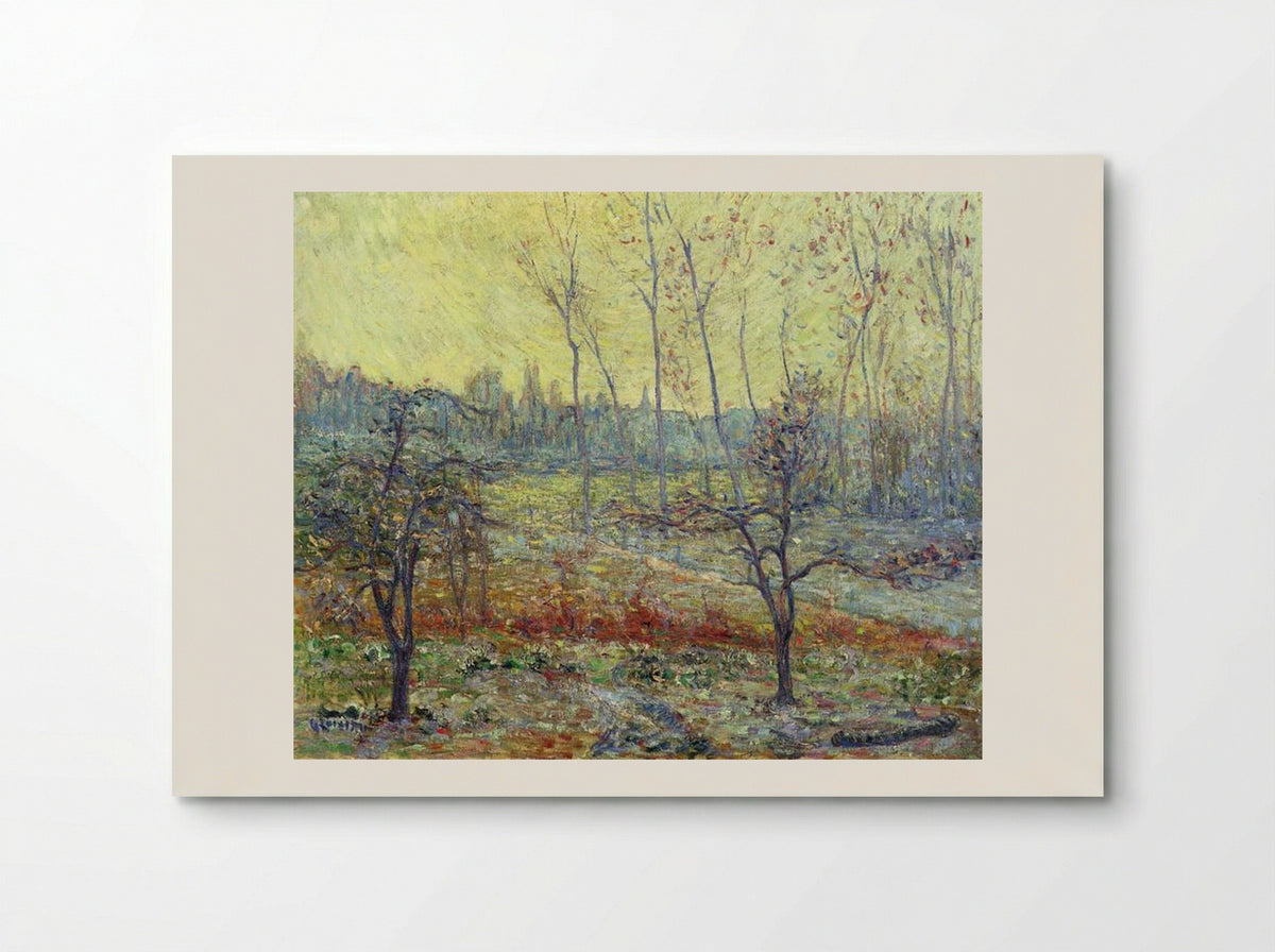 Landscape in Winter with Fog - Gustave Loiseau - Poster