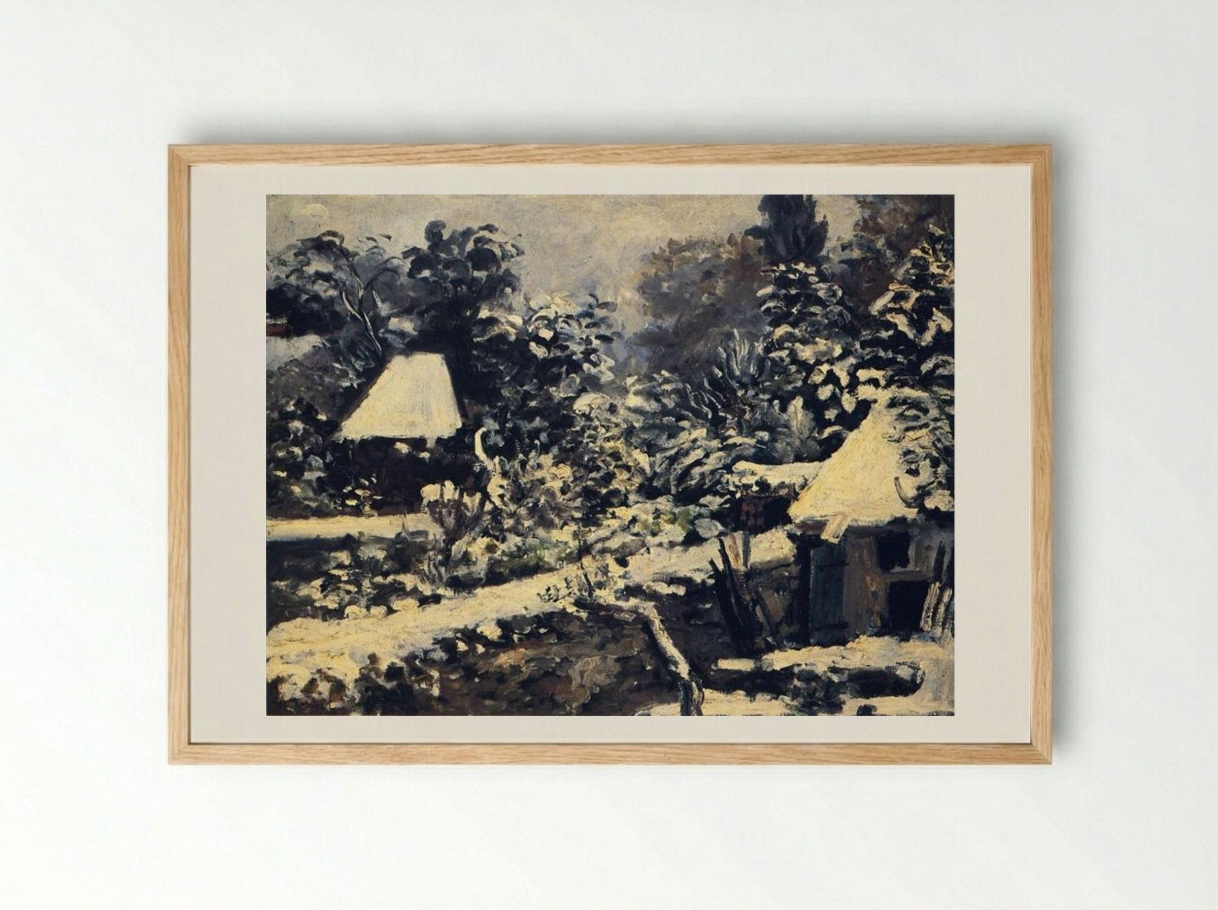 Landscape near Menton - Pierre-Auguste Renoir - Framed Print Wood