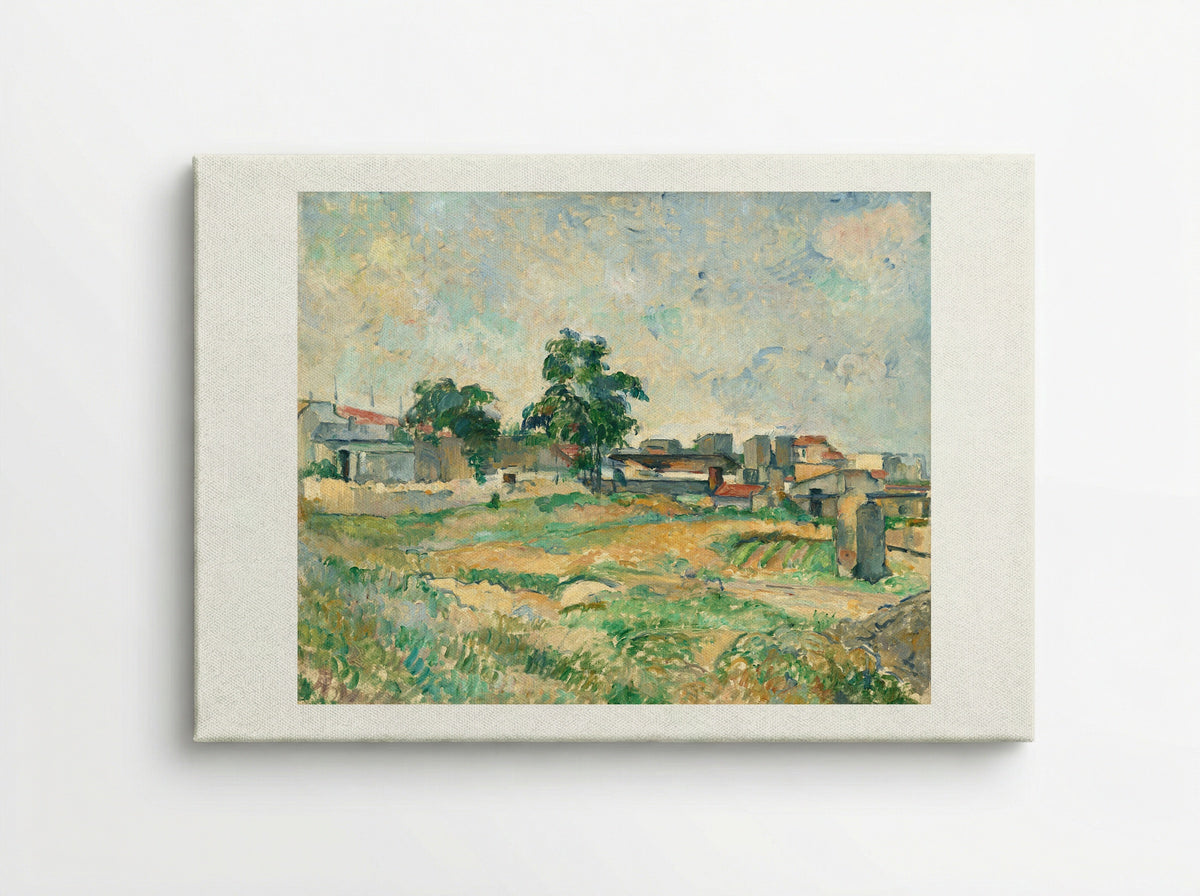 Landscape near Paris - Paul Cézanne - Canvas