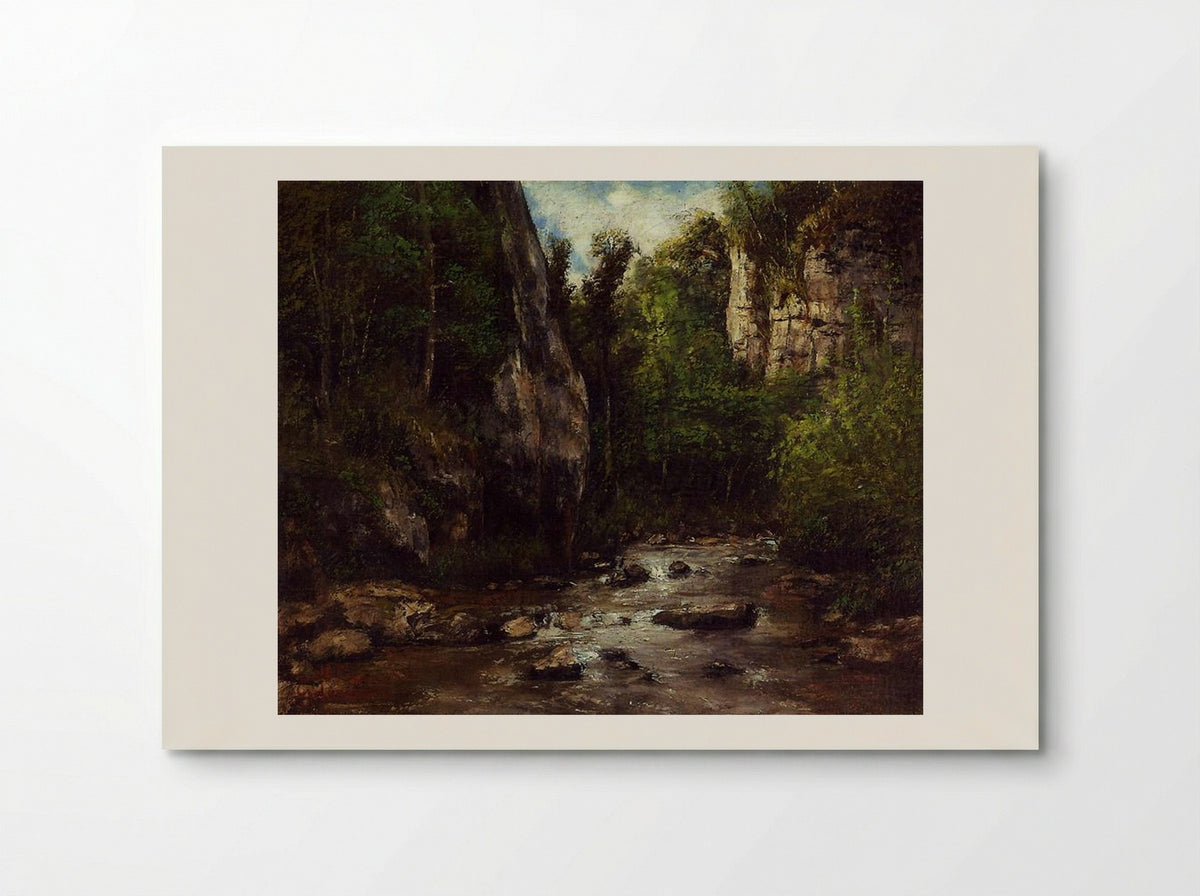 Landscape near Puit Noir, near Ornans - Gustave Courbet - Poster