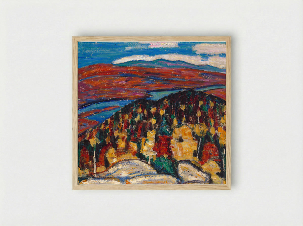 Landscape no. 26 - Marsden Hartley - Framed Print Wood