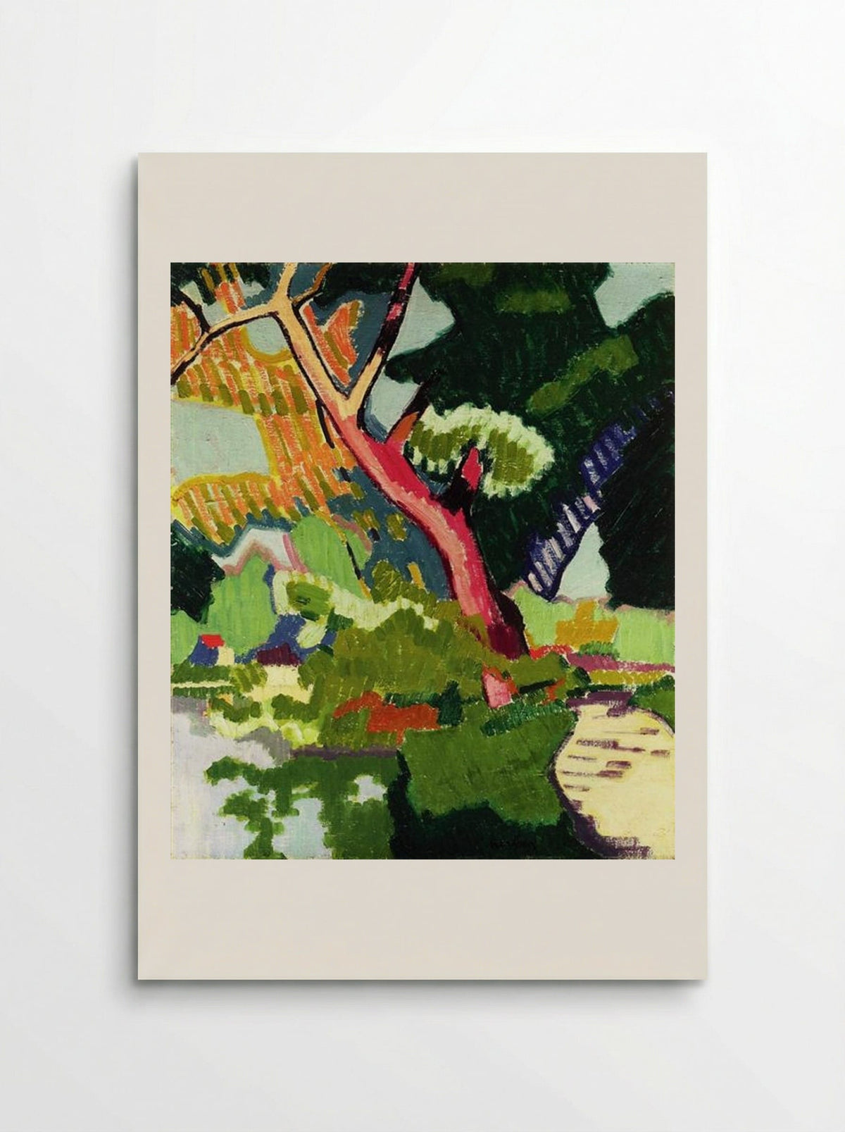 Landscape of a Waterway - Auguste Herbin - Poster