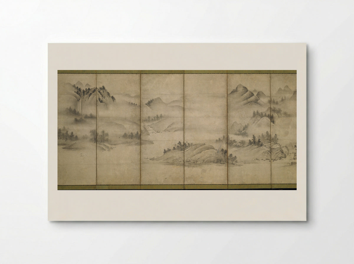 Landscape of the Four Seasons - Sōami - Poster