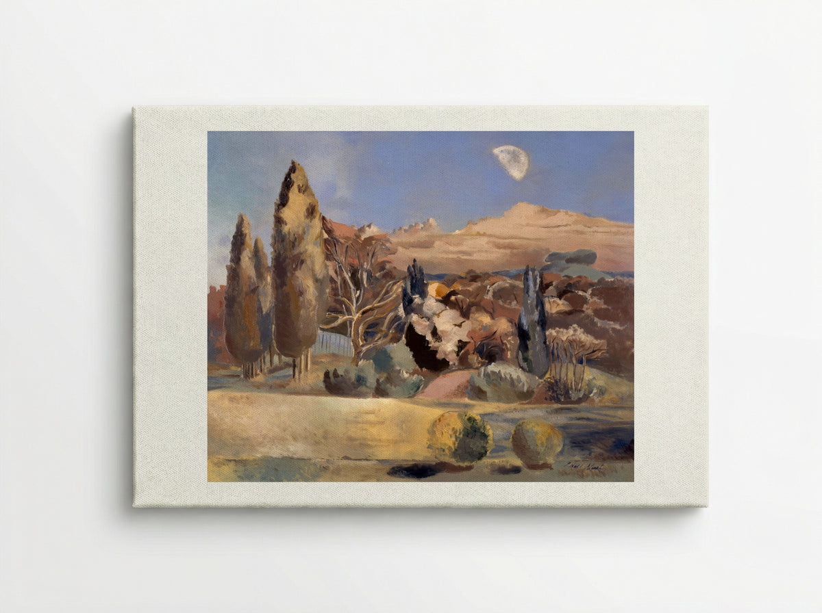 Landscape of the Moon's First Quarter - Paul Nash - Canvas