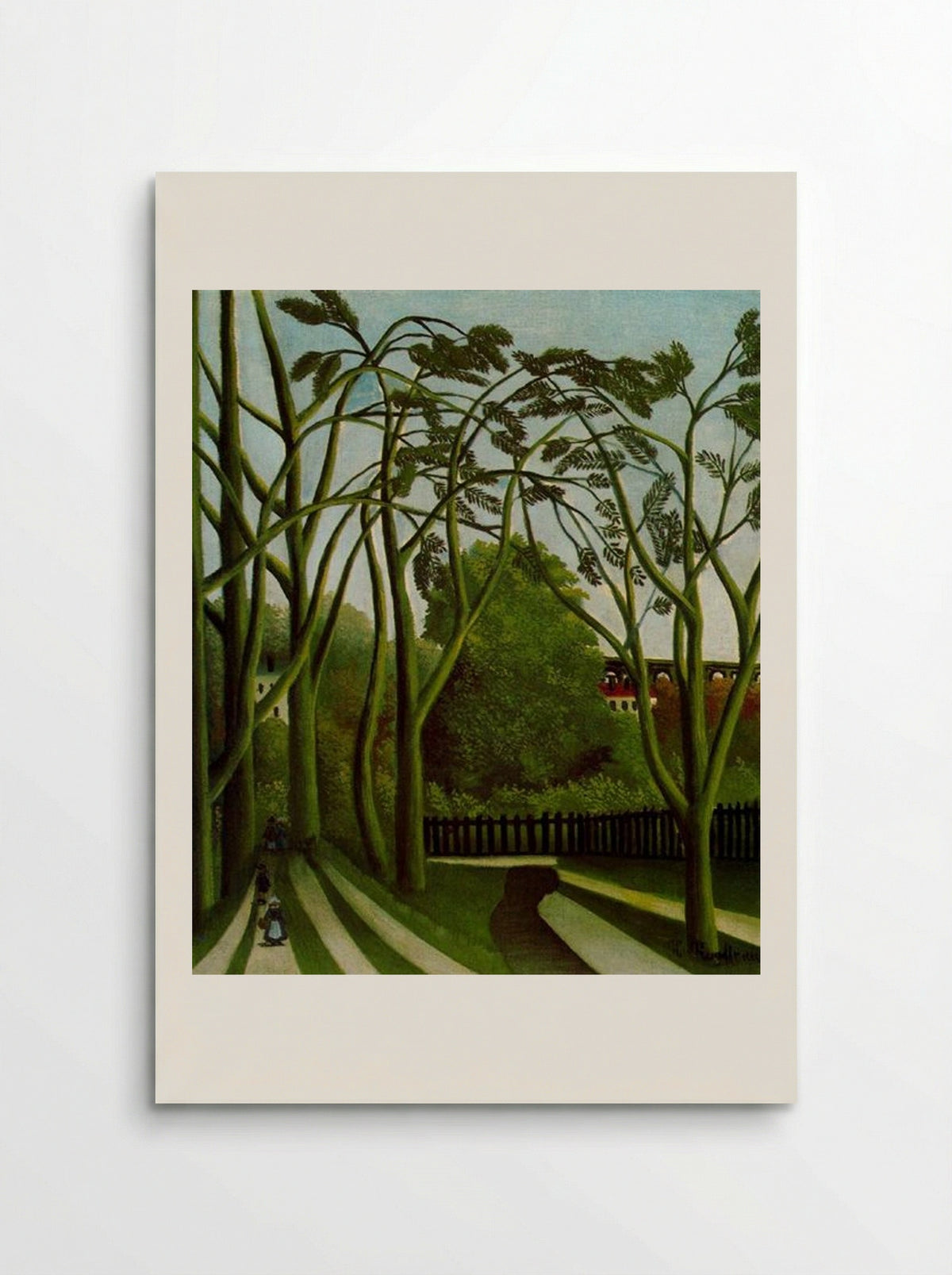 Landscape on the Banks of the Bievre at Becetre - Henri Rousseau - Poster