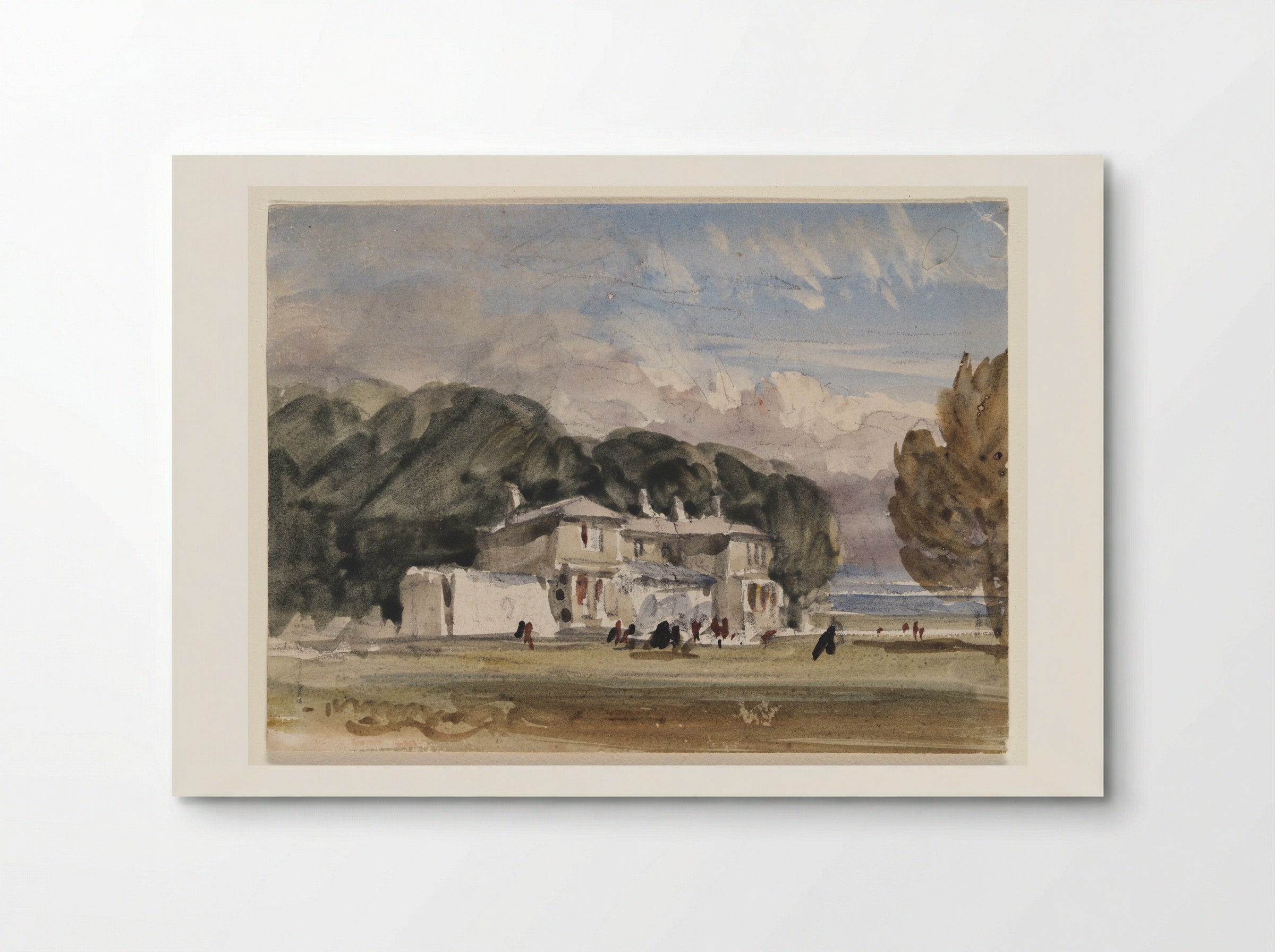 Landscape with Country House - David Cox - Poster