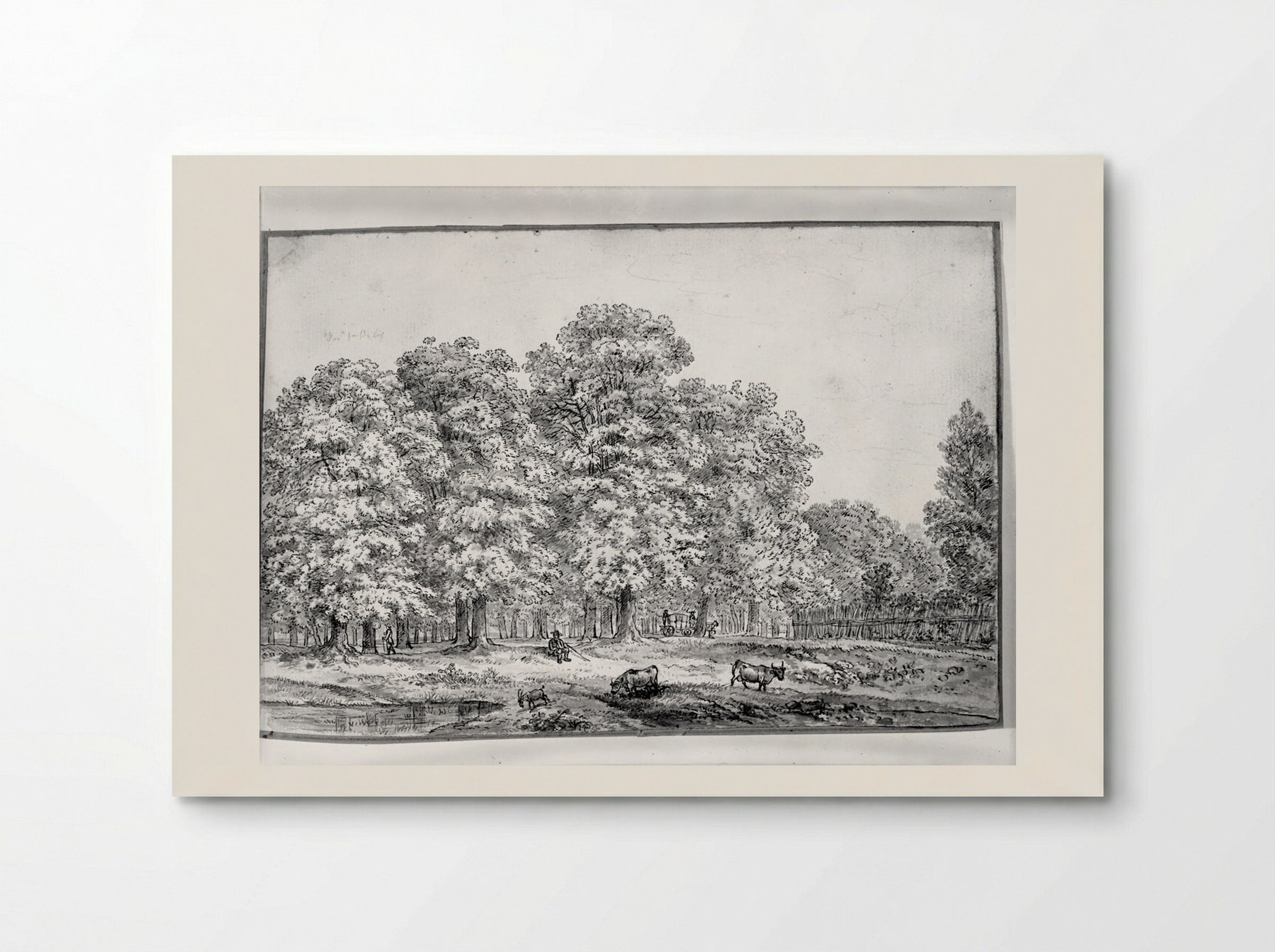 Landscape with Cows - Ferdinand Kobell - Poster