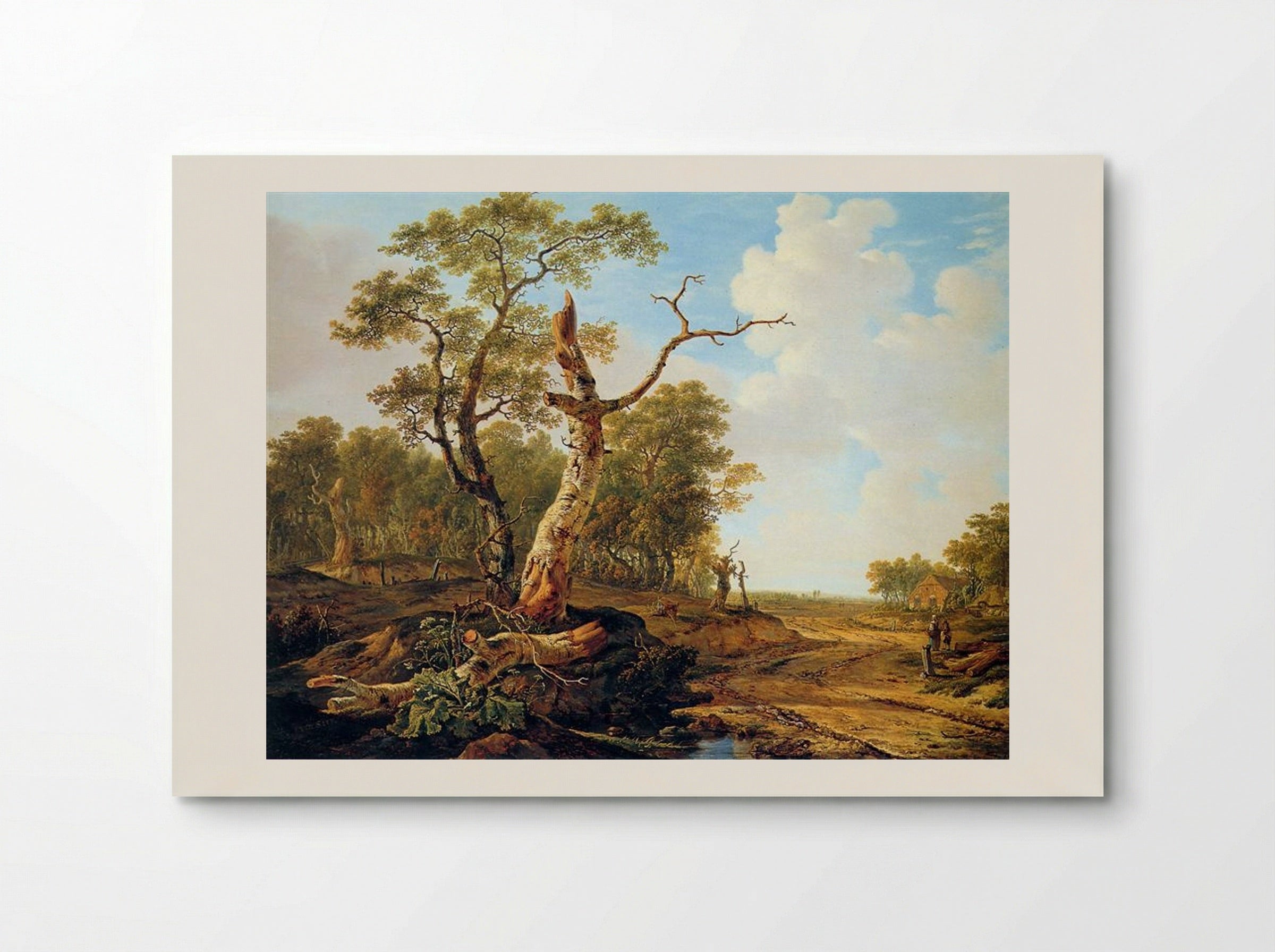 Landscape with Dead Tree - Jacob van Strij - Poster