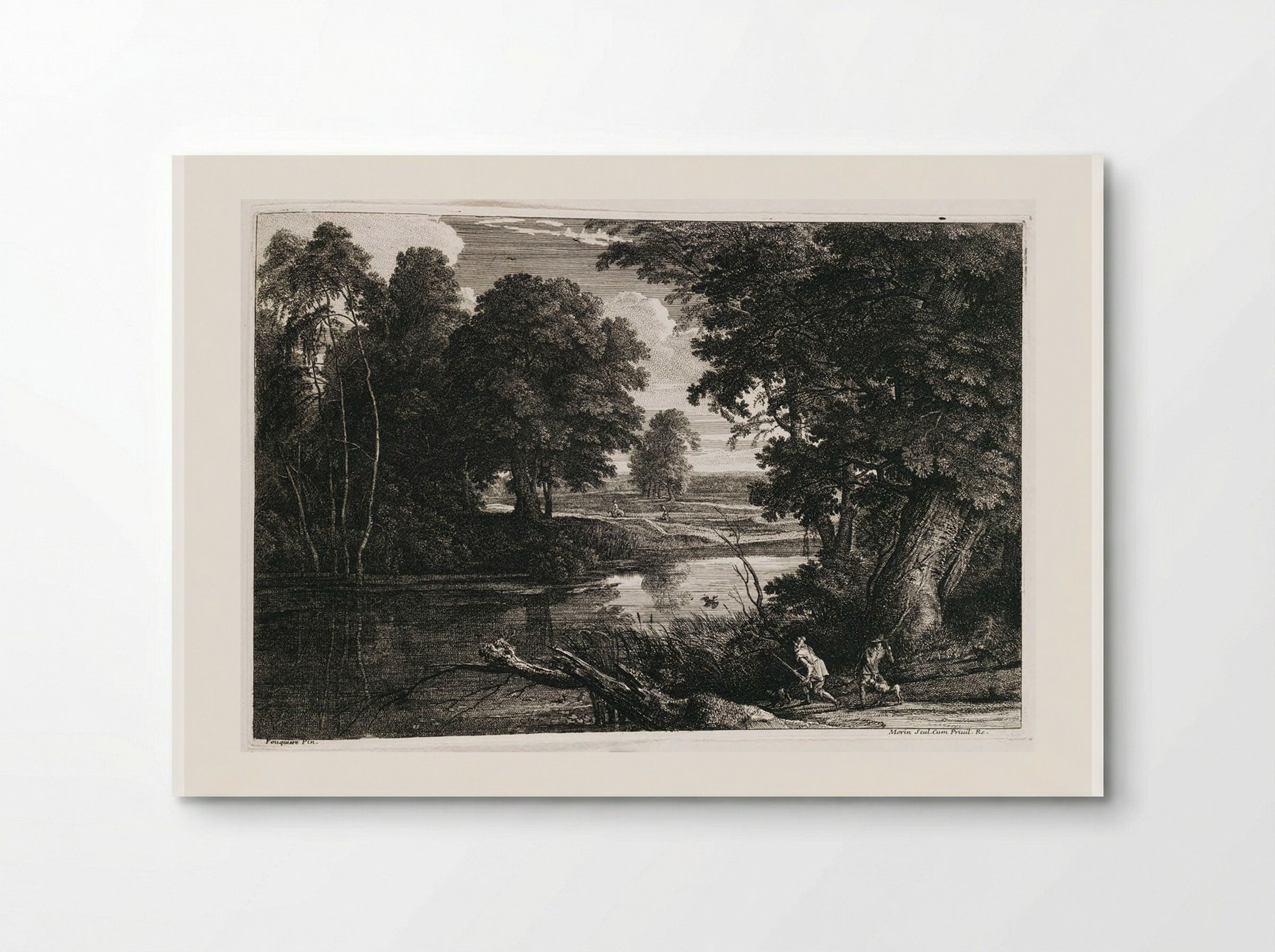 Landscape with Duck Hunters - Jean Morin - Poster