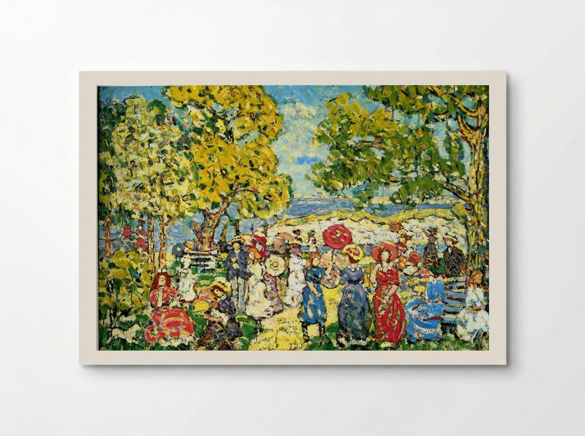 Landscape with Figures - Maurice Prendergast - Poster