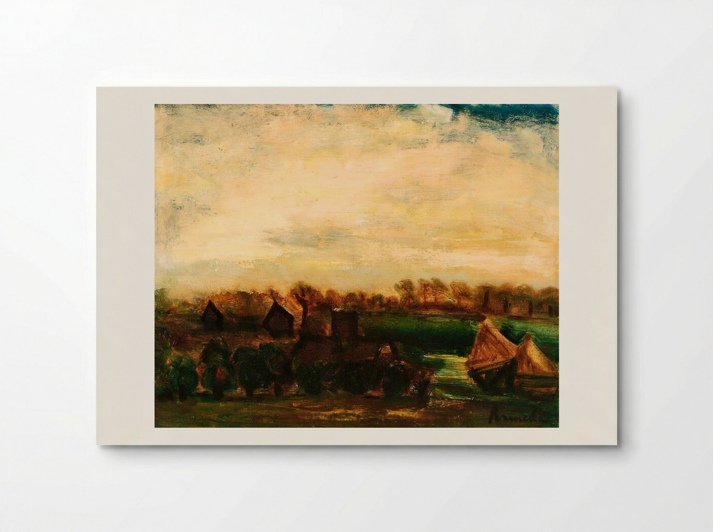 Landscape with Haystacks - Constant Permeke - Poster