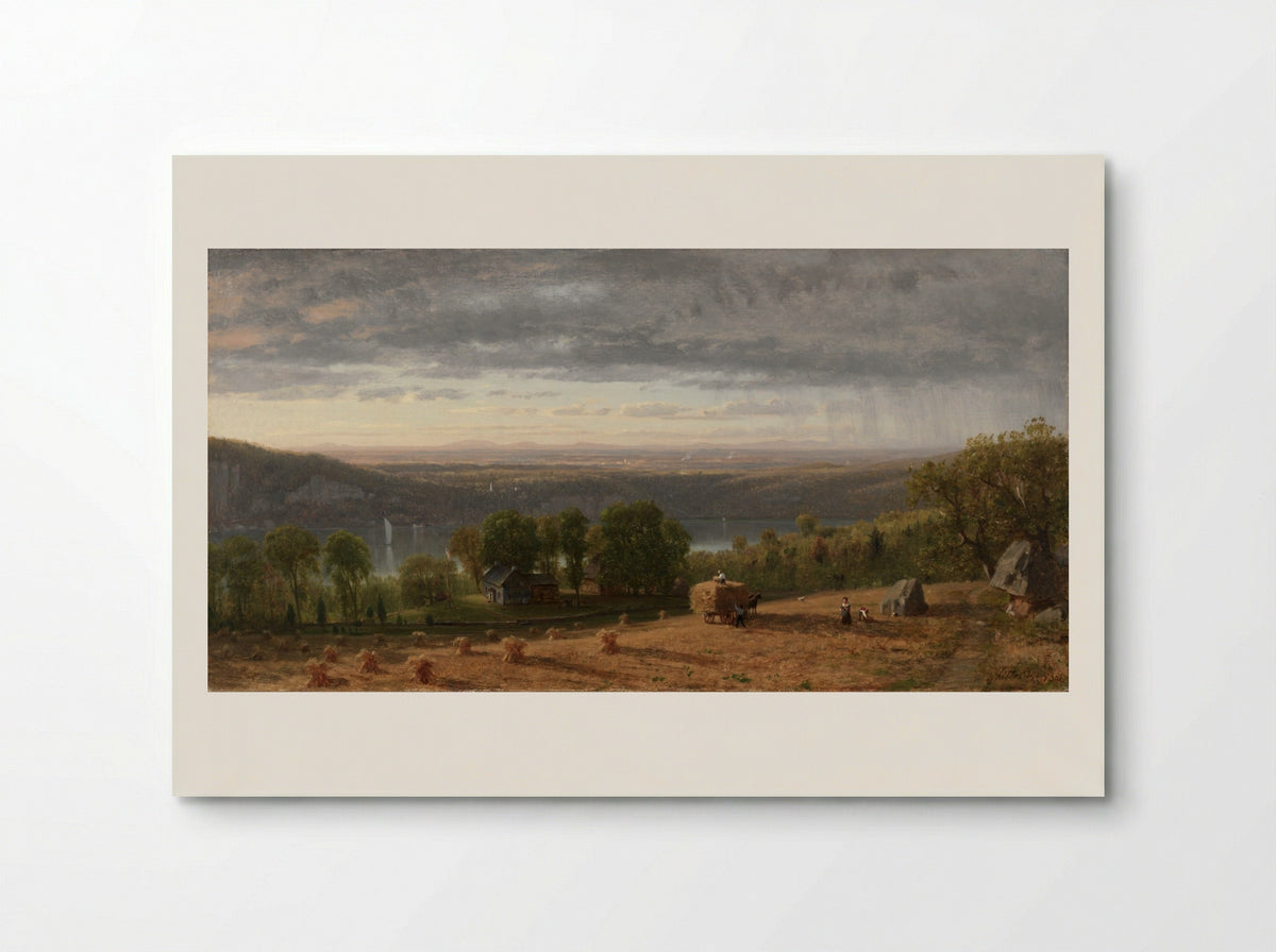 Landscape with Haywain - Worthington Whittredge - Poster