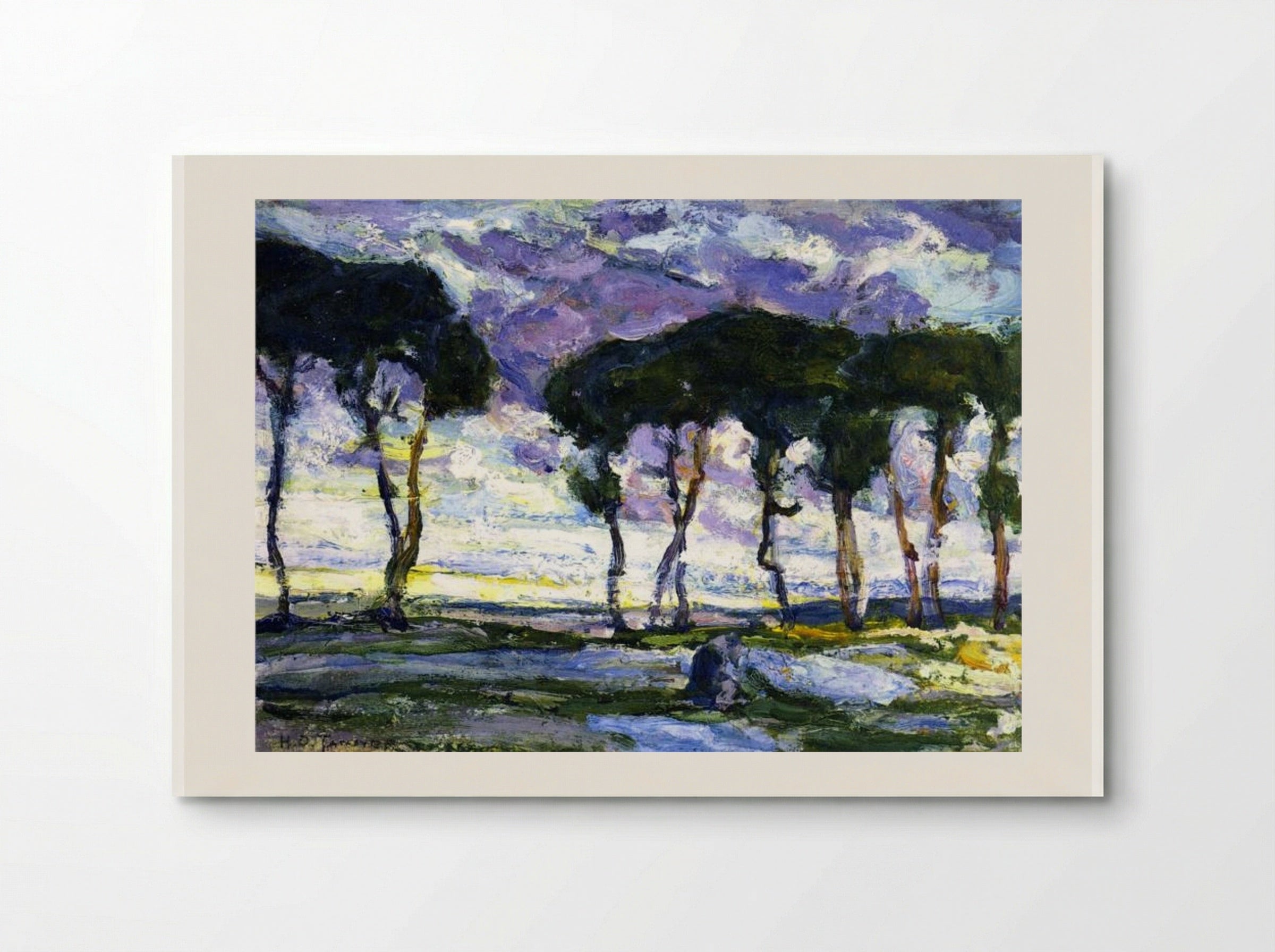 Landscape with Irises - Henry Ossawa Tanner - Poster