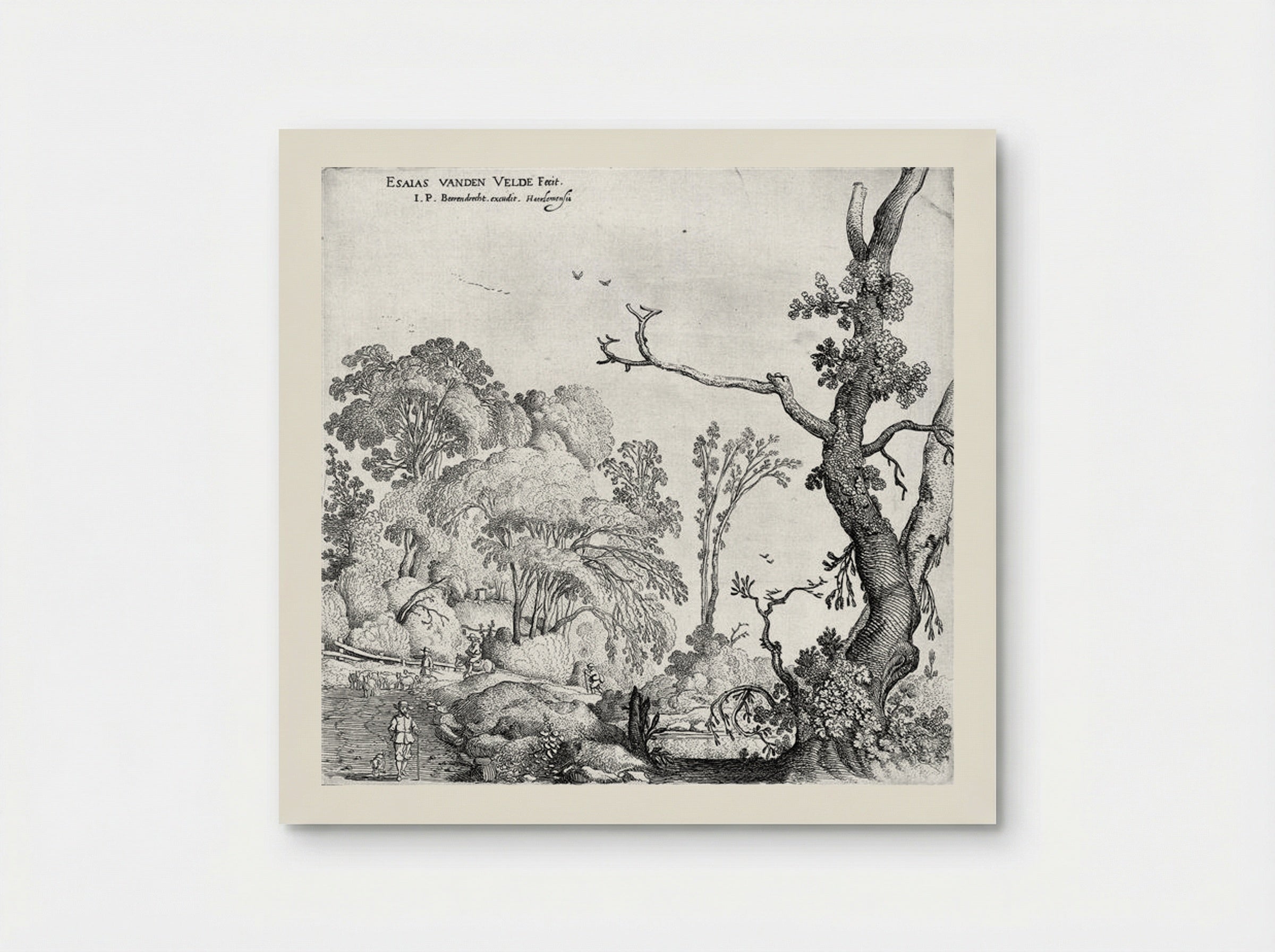 Landscape with Riders - Esaias van de Velde - Poster