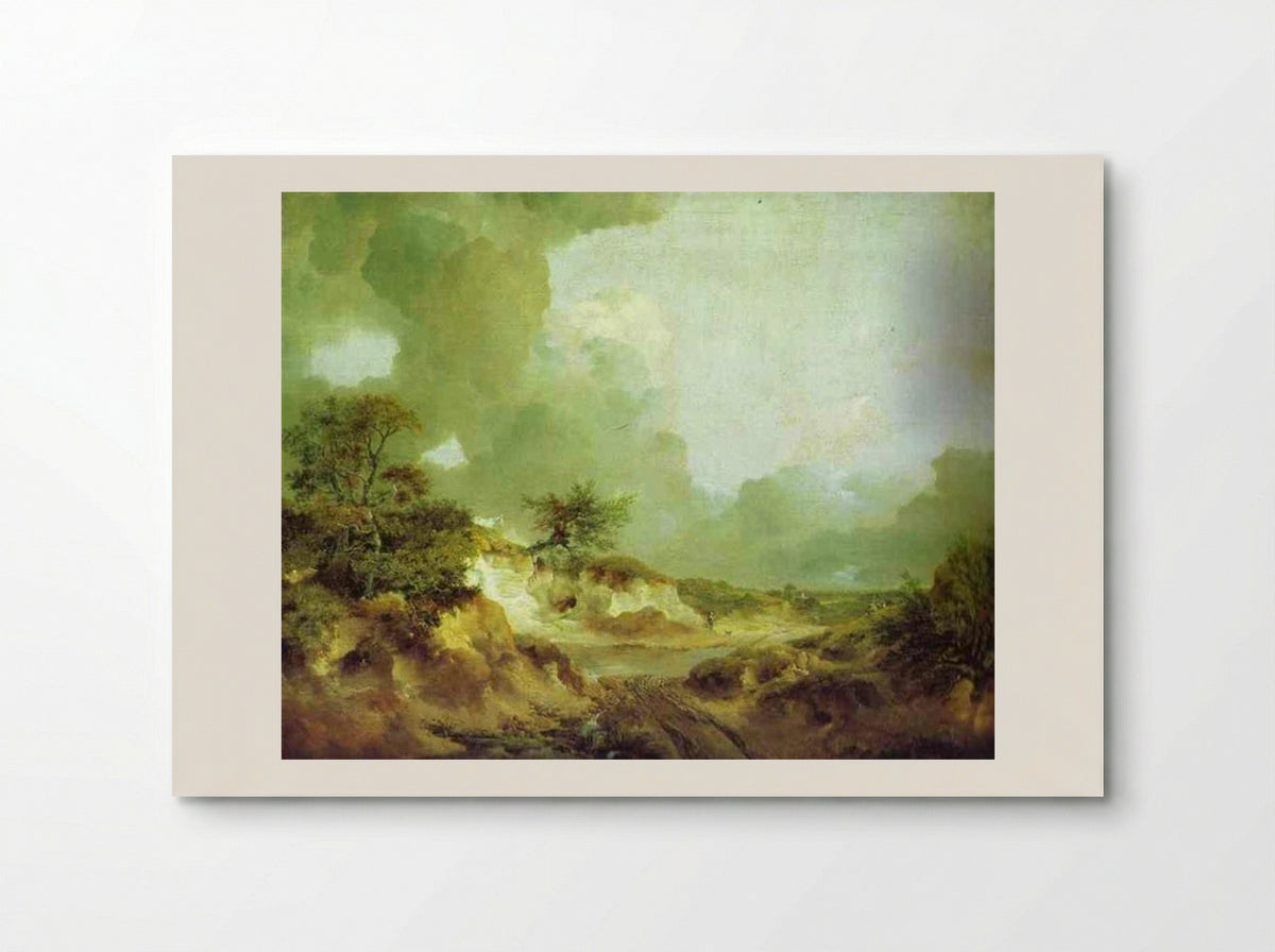 Landscape with Sandpit - Thomas Gainsborough - Poster