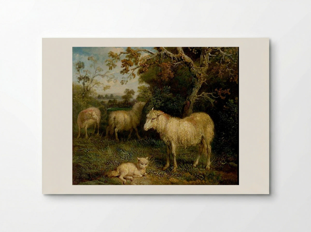 Landscape with Sheep - James Ward - Poster