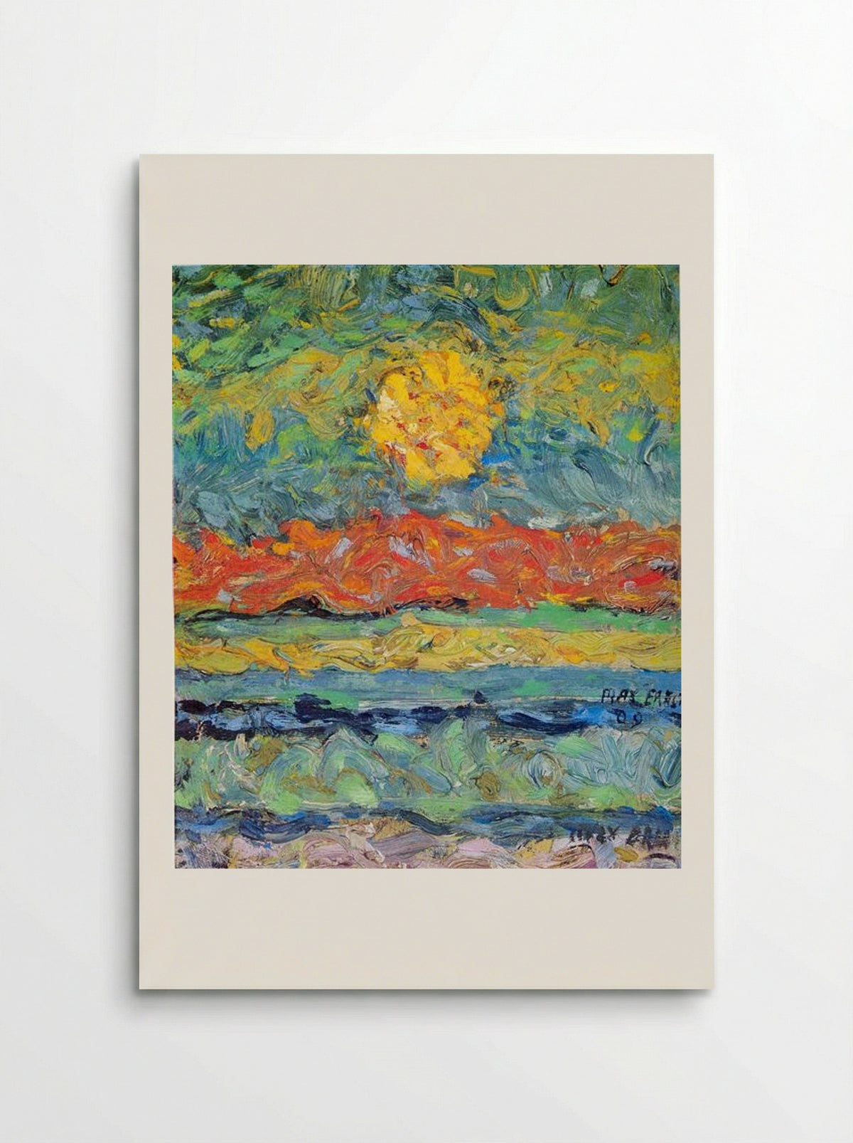 Landscape with Sun - Max Ernst - Poster